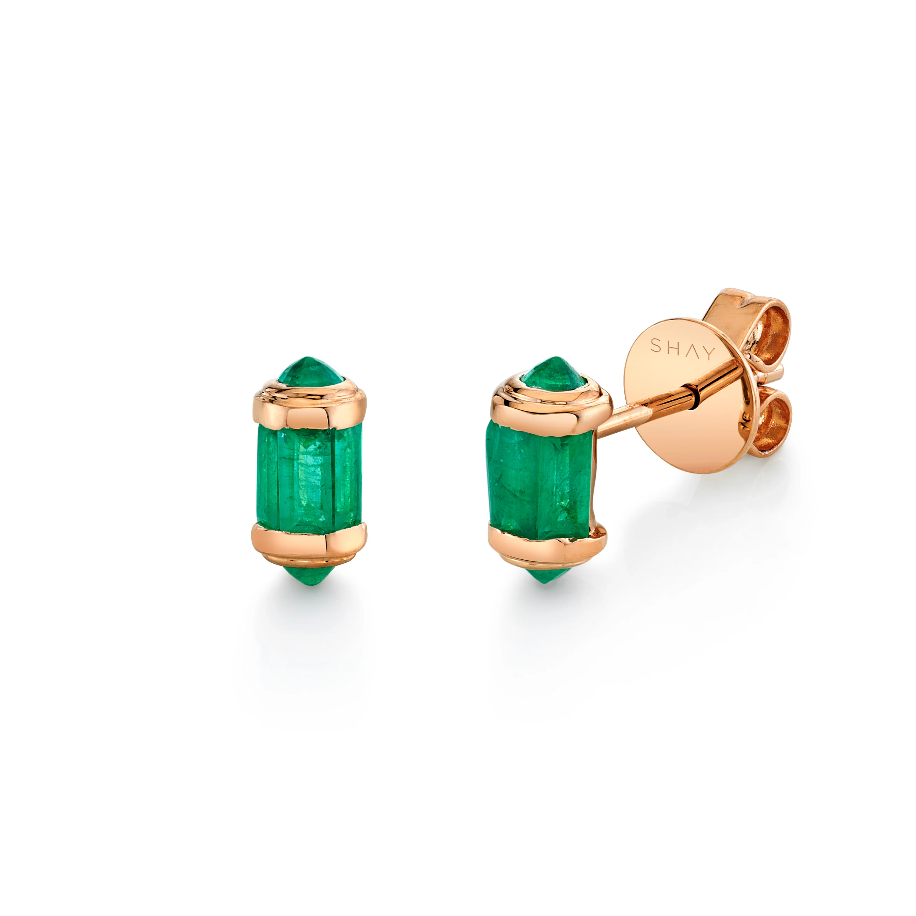 EMERALD RIPPLE STUDS - Image 4