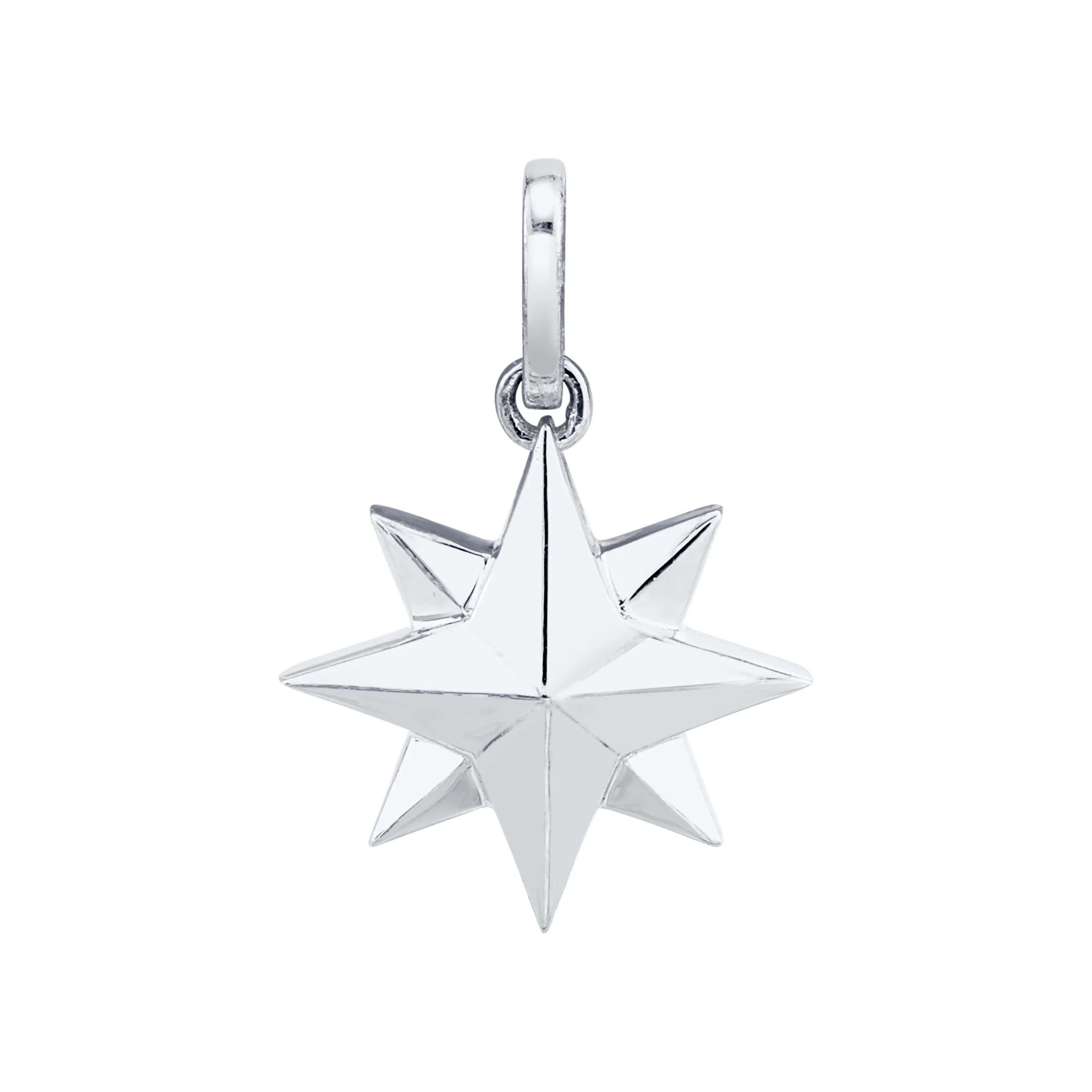 SOLID GOLD NORTHERN STAR PENDANT - Image 3