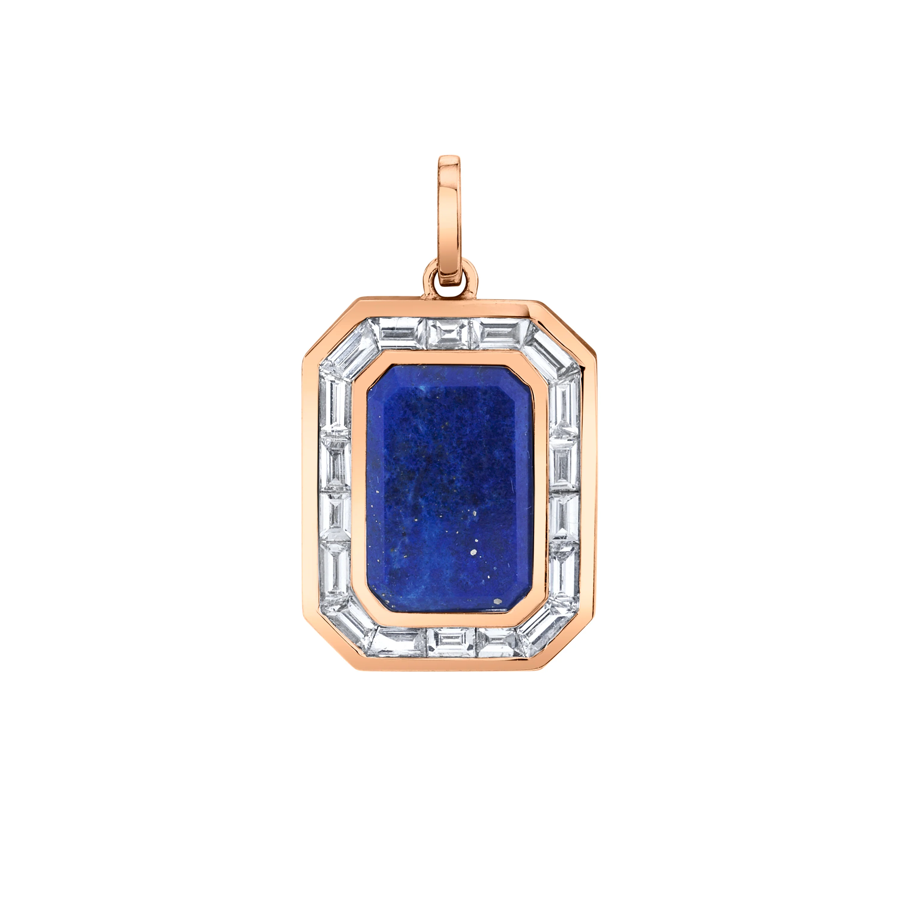 LAPIS NAMEPLATE PENDANT - Image 3