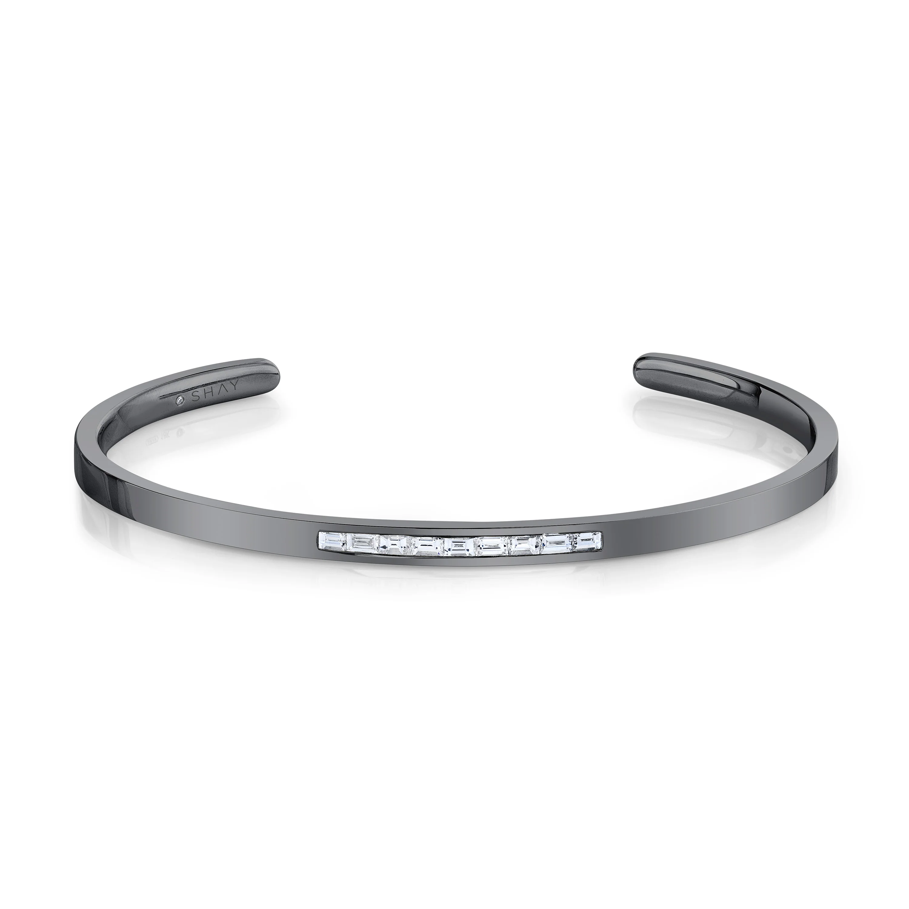 MEN'S DIAMOND CENTER BANGLE - Image 4