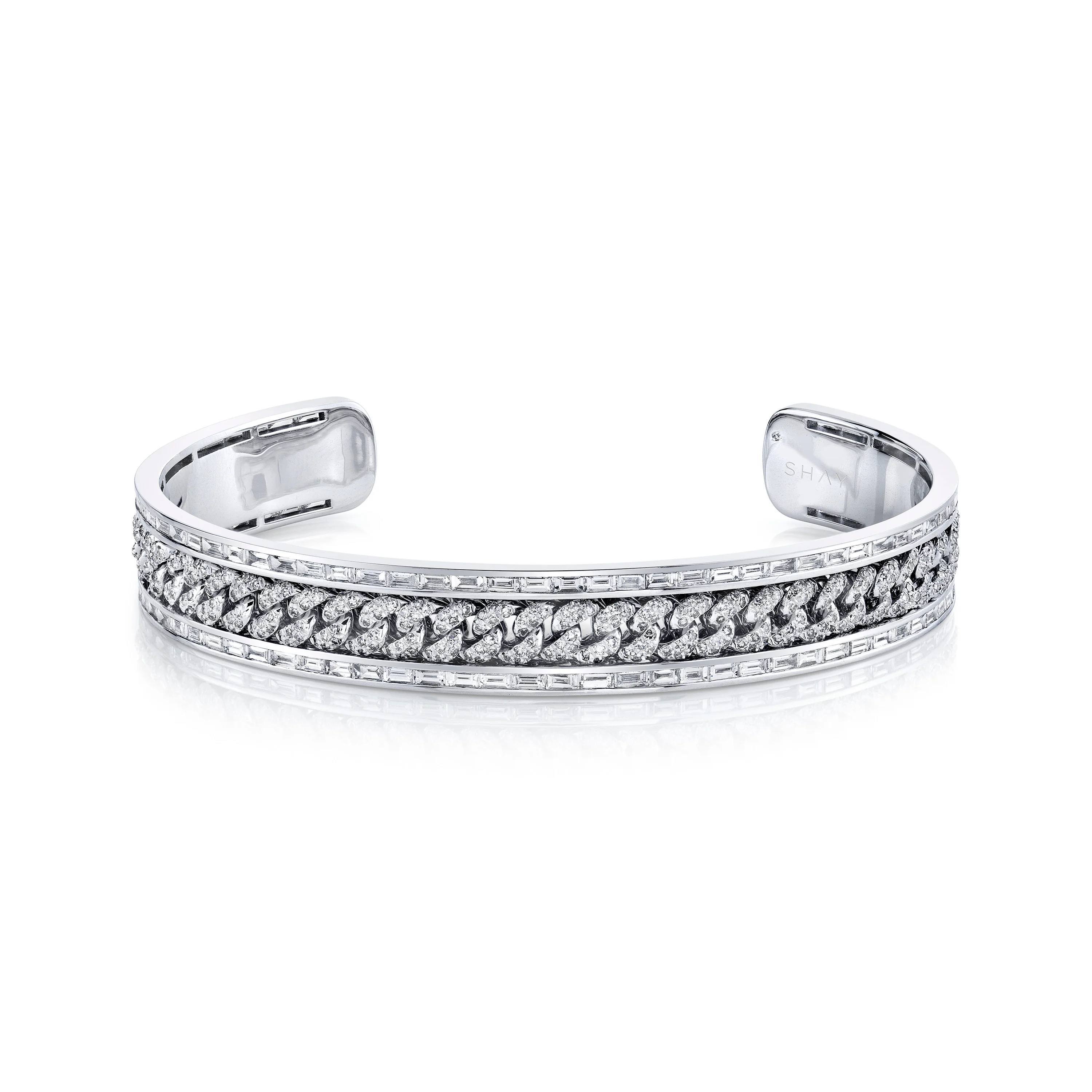MEN'S DIAMOND LINK BANGLE - Image 3