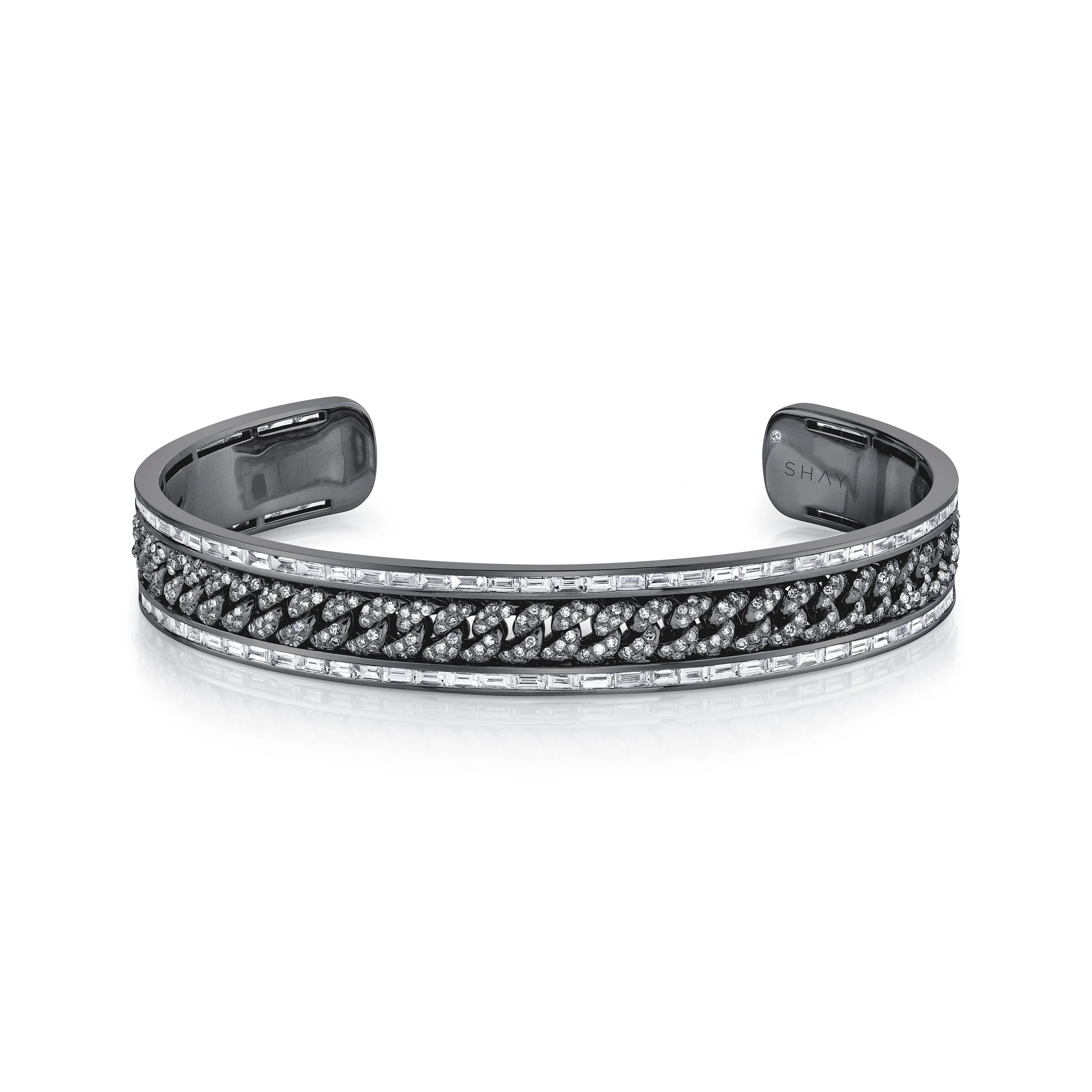 MEN'S DIAMOND LINK BANGLE - Image 4
