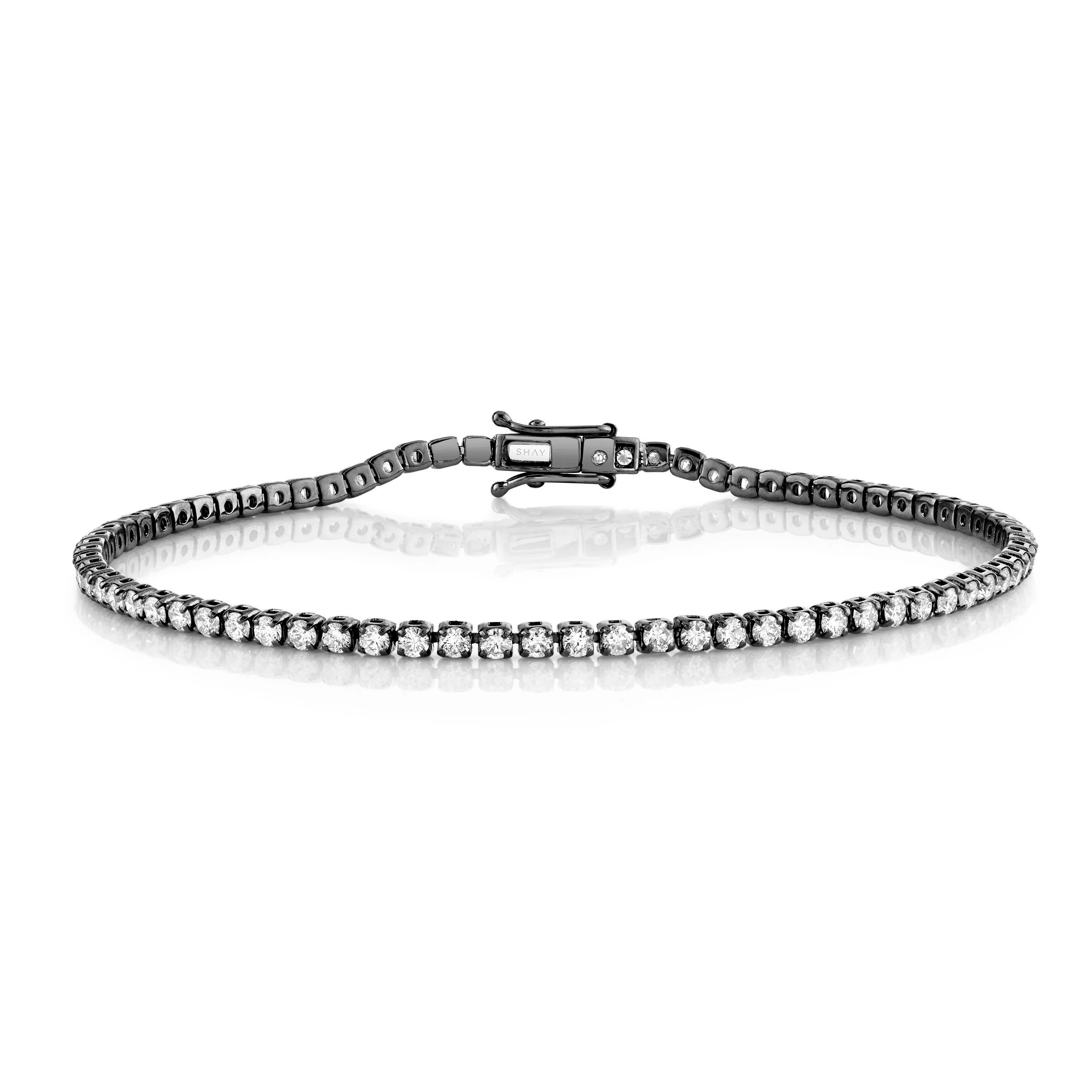 MEN'S DIAMOND SINGLE THREAD BRACELET - Image 5