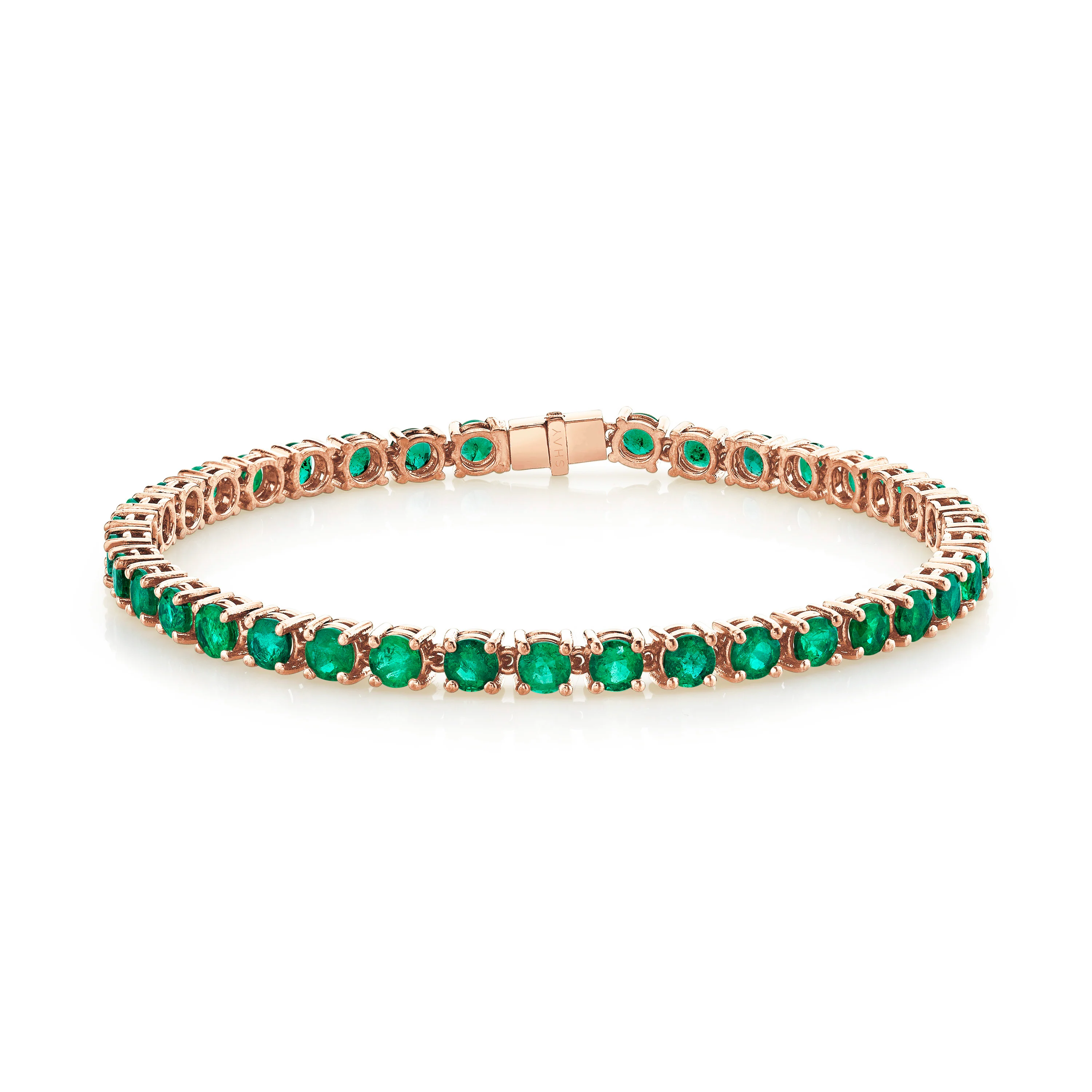 MEN'S EMERALD TENNIS BRACELET - Image 4