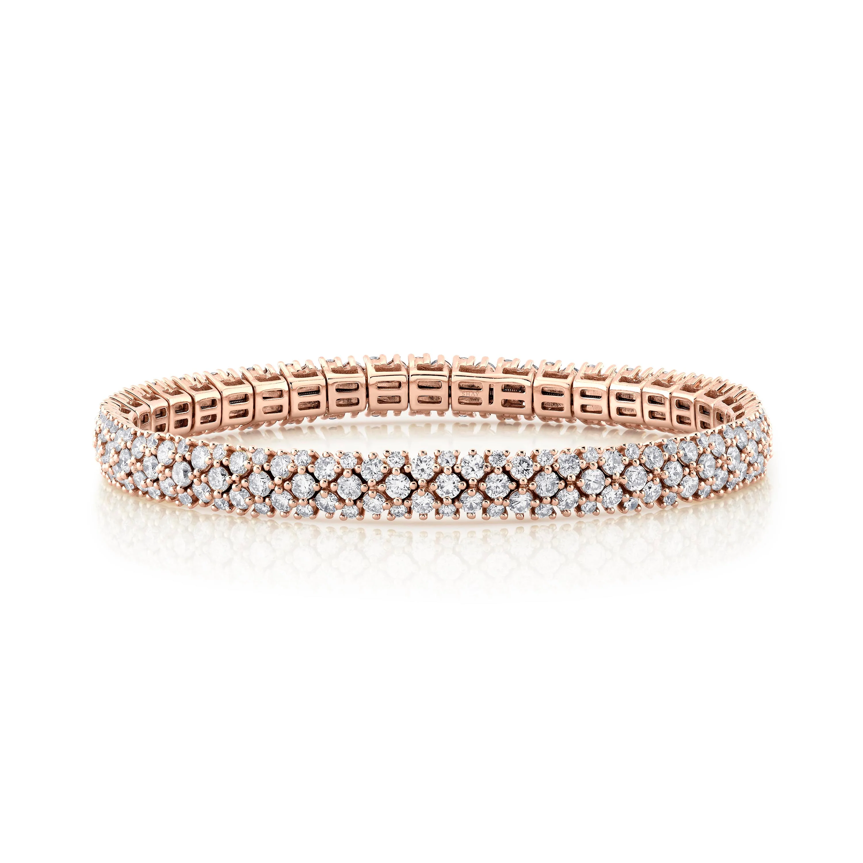DIAMOND MESH STRETCH BRACELET, 7MM