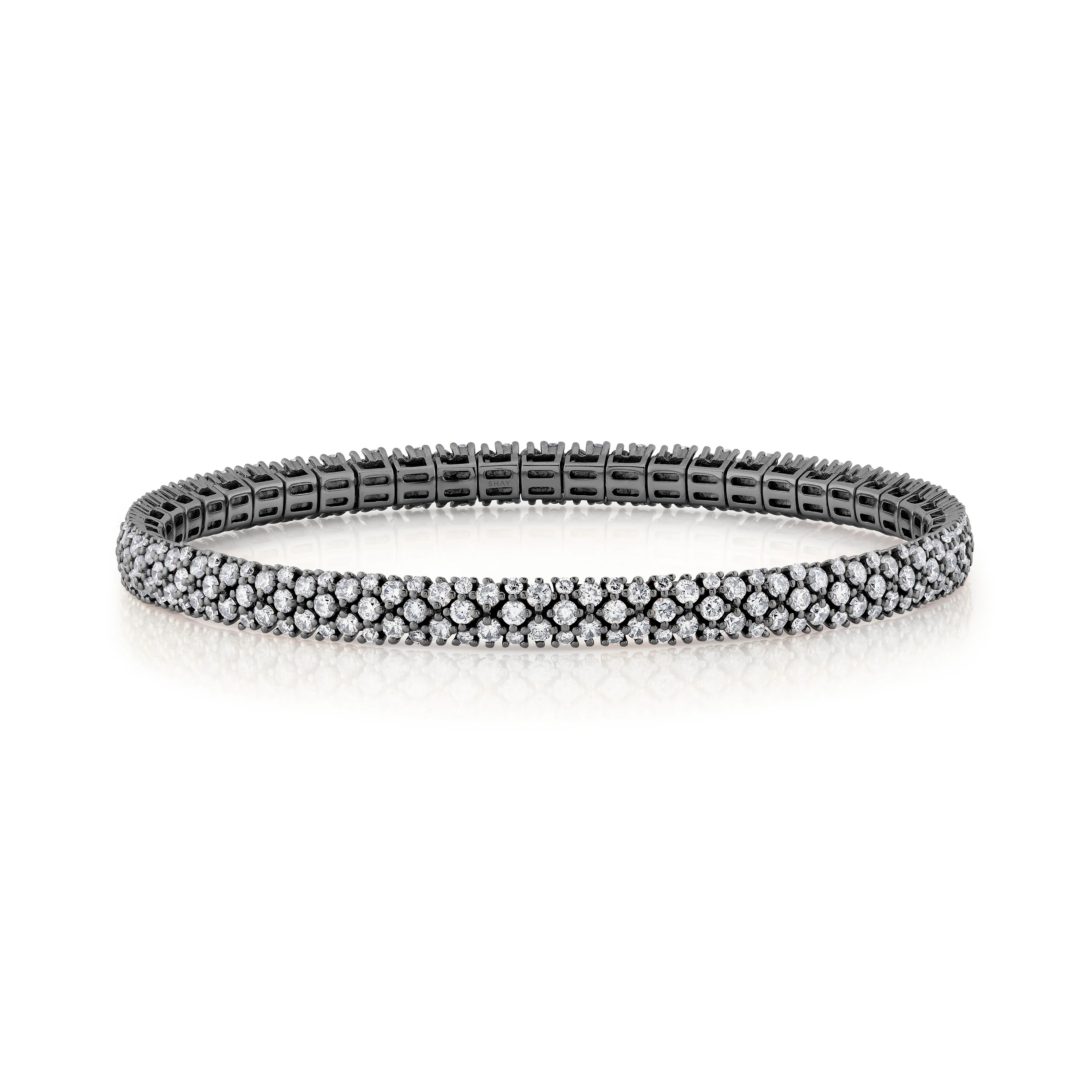 DIAMOND MESH STRETCH BRACELET, 5MM - Image 4