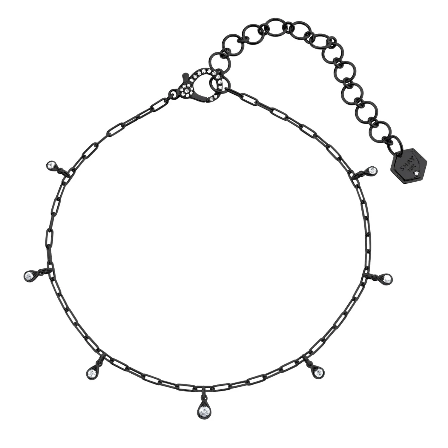 MINI ME DIAMOND BABY DANGLE DROP ANKLET - Image 4