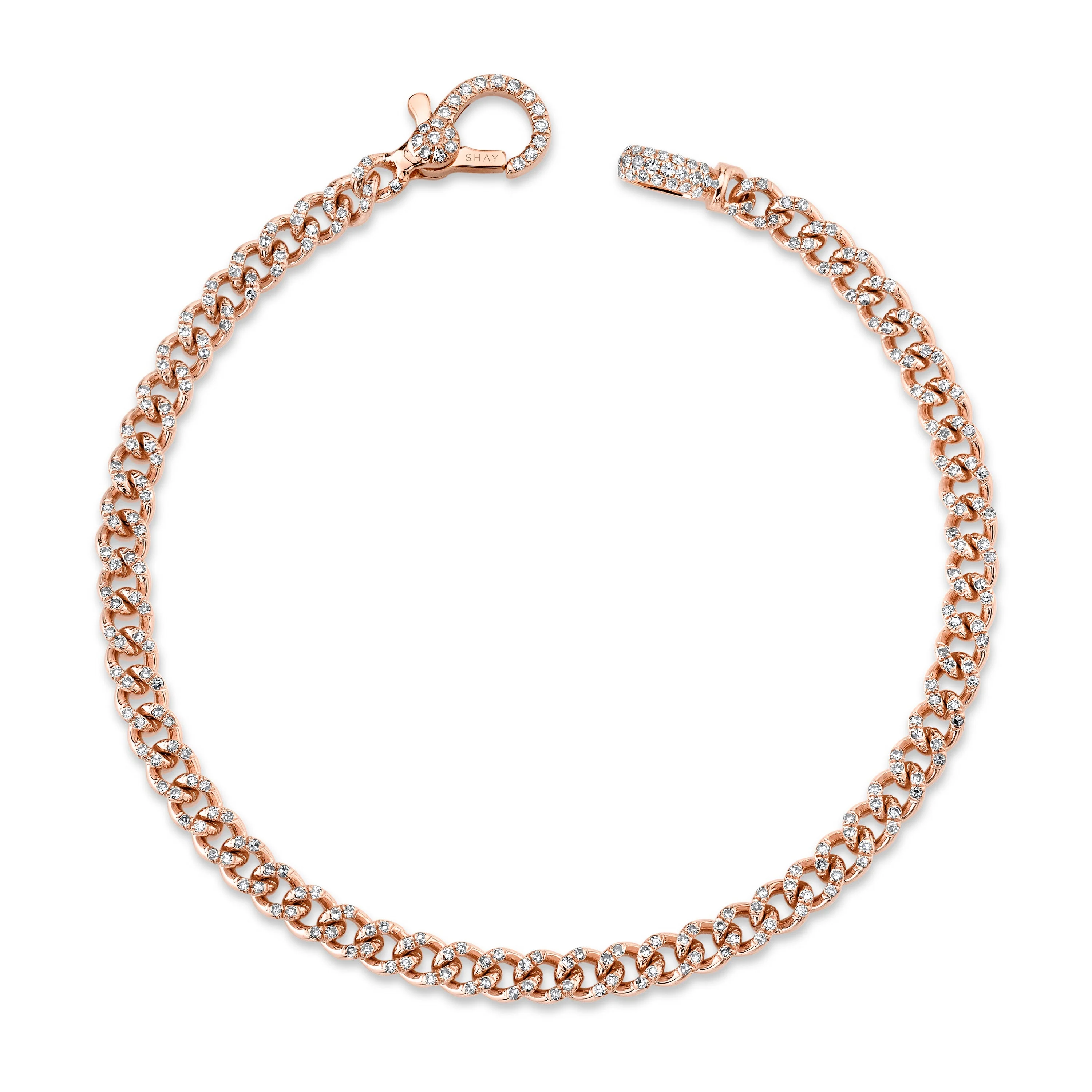 MINI ME DIAMOND PAVE BABY LINK BRACELET - Image 2