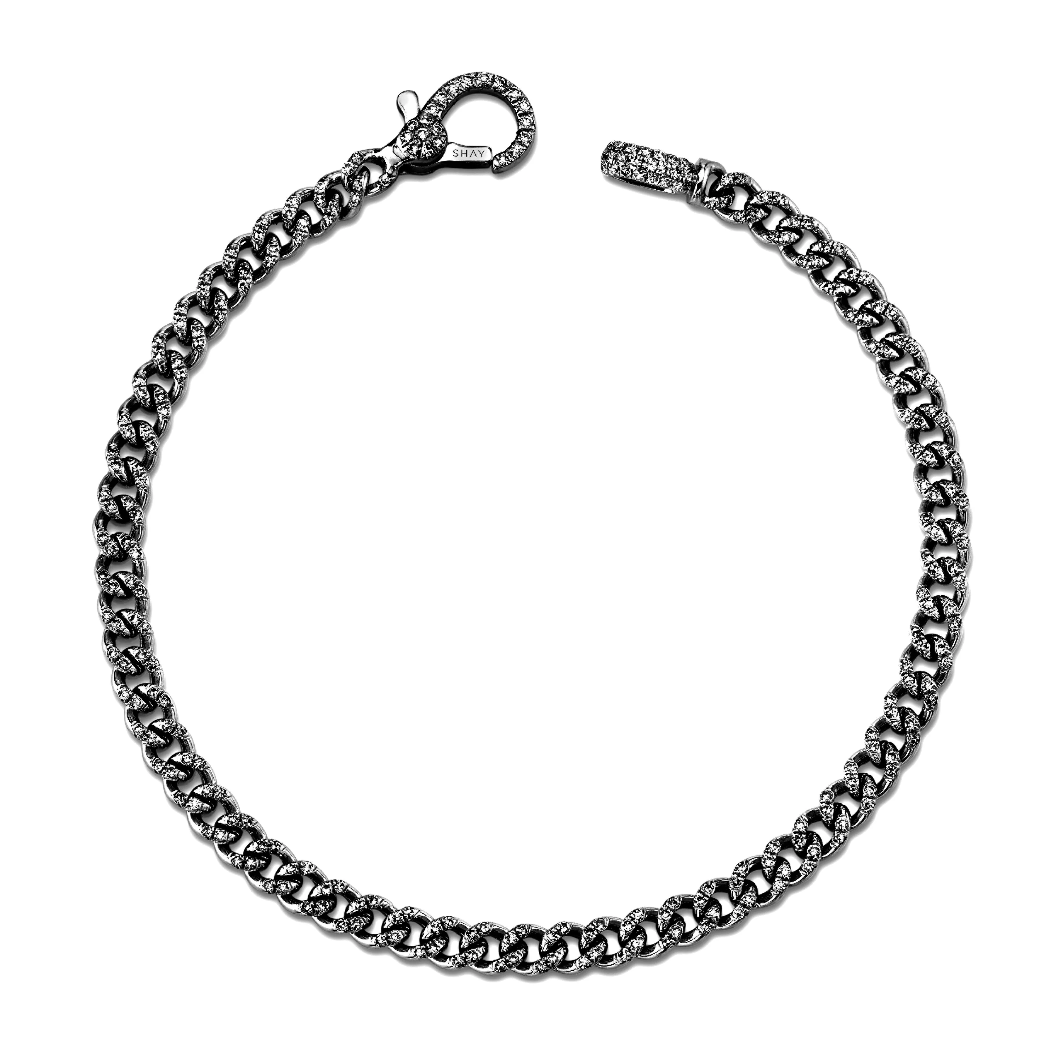MINI ME DIAMOND PAVE BABY LINK BRACELET - Image 4