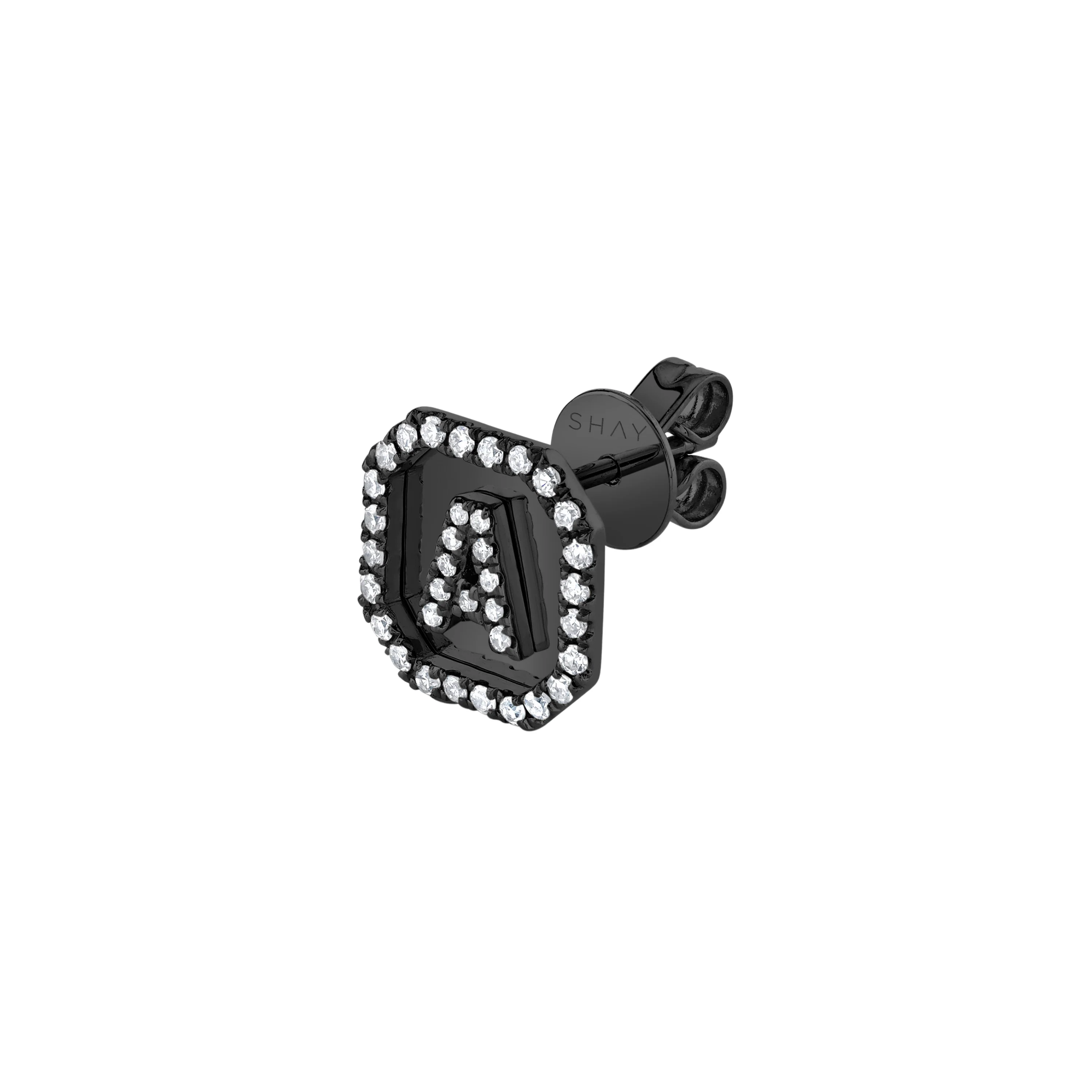 MINI ME DIAMOND INITIAL NAMEPLATE STUD - Image 8