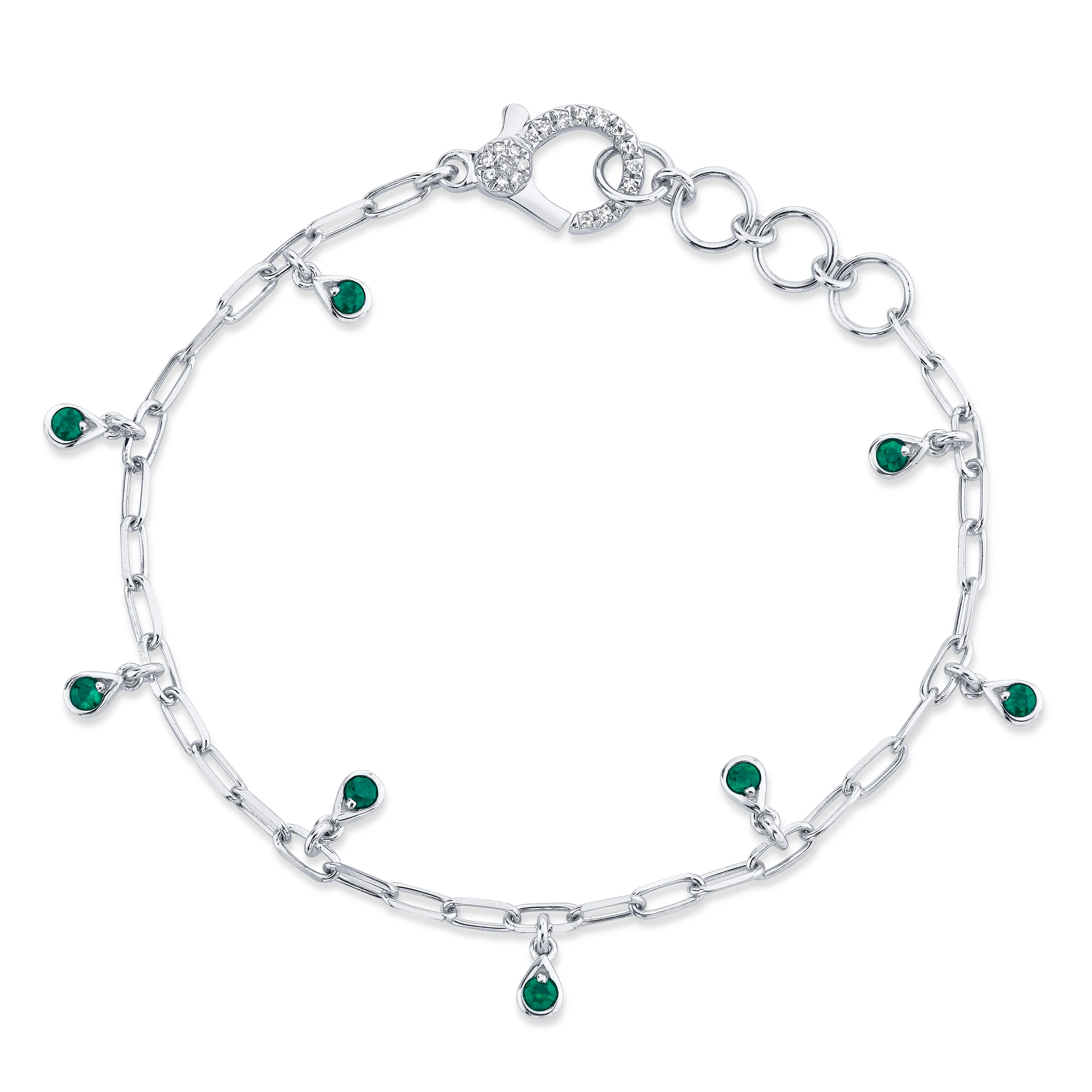 MINI ME EMERALD BABY DANGLE DROP BRACELET - Image 4
