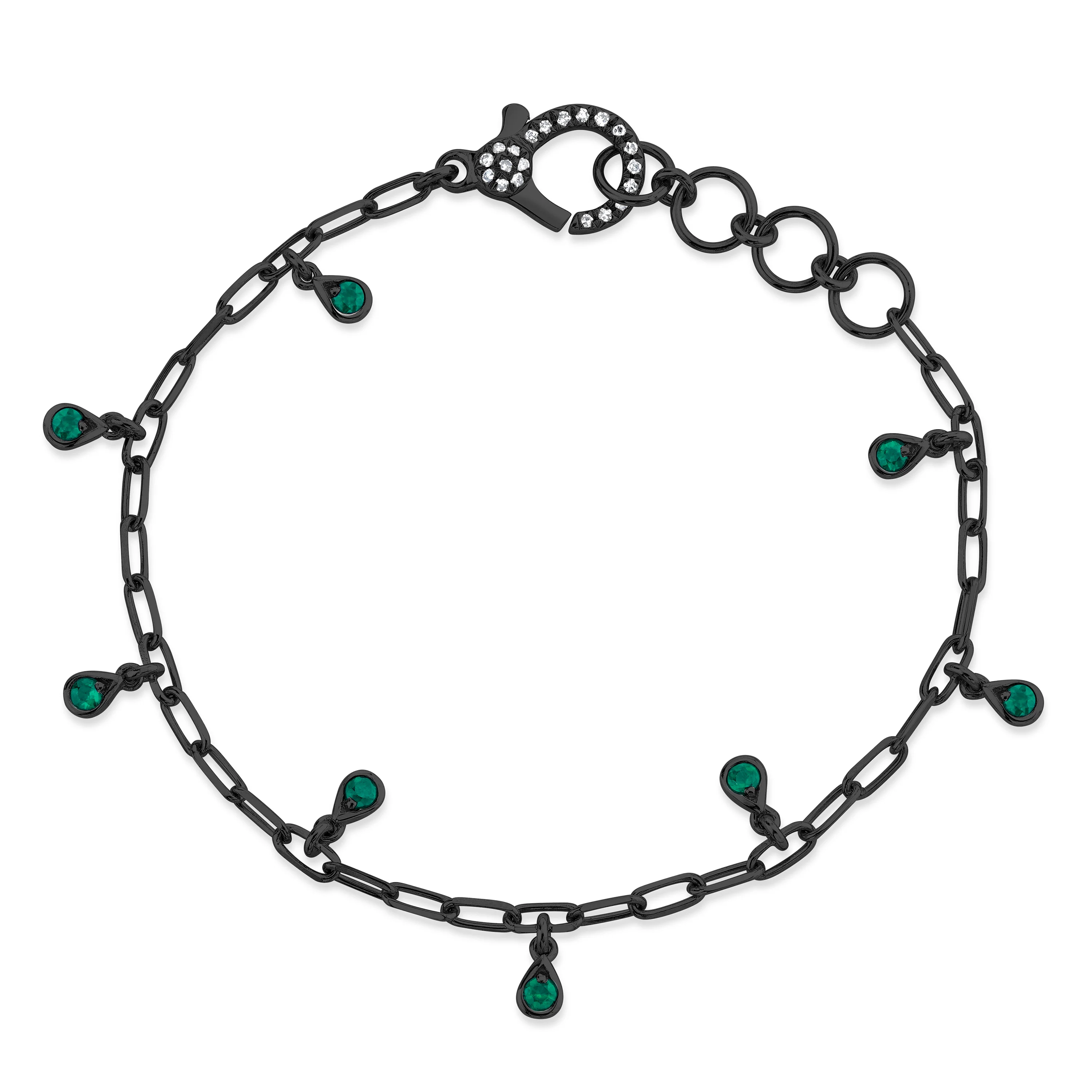 MINI ME EMERALD BABY DANGLE DROP BRACELET - Image 5