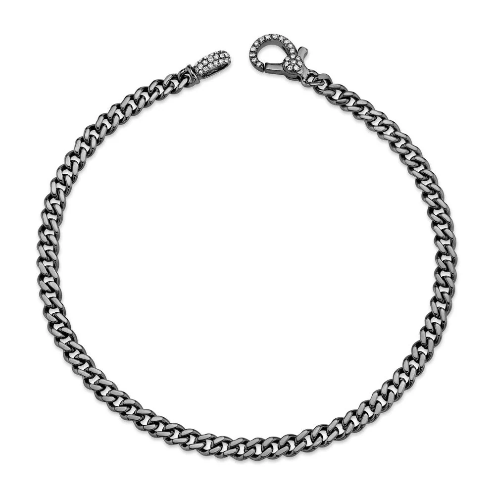 MINI ME SOLID GOLD BABY FLAT LINK BRACELET - Image 3