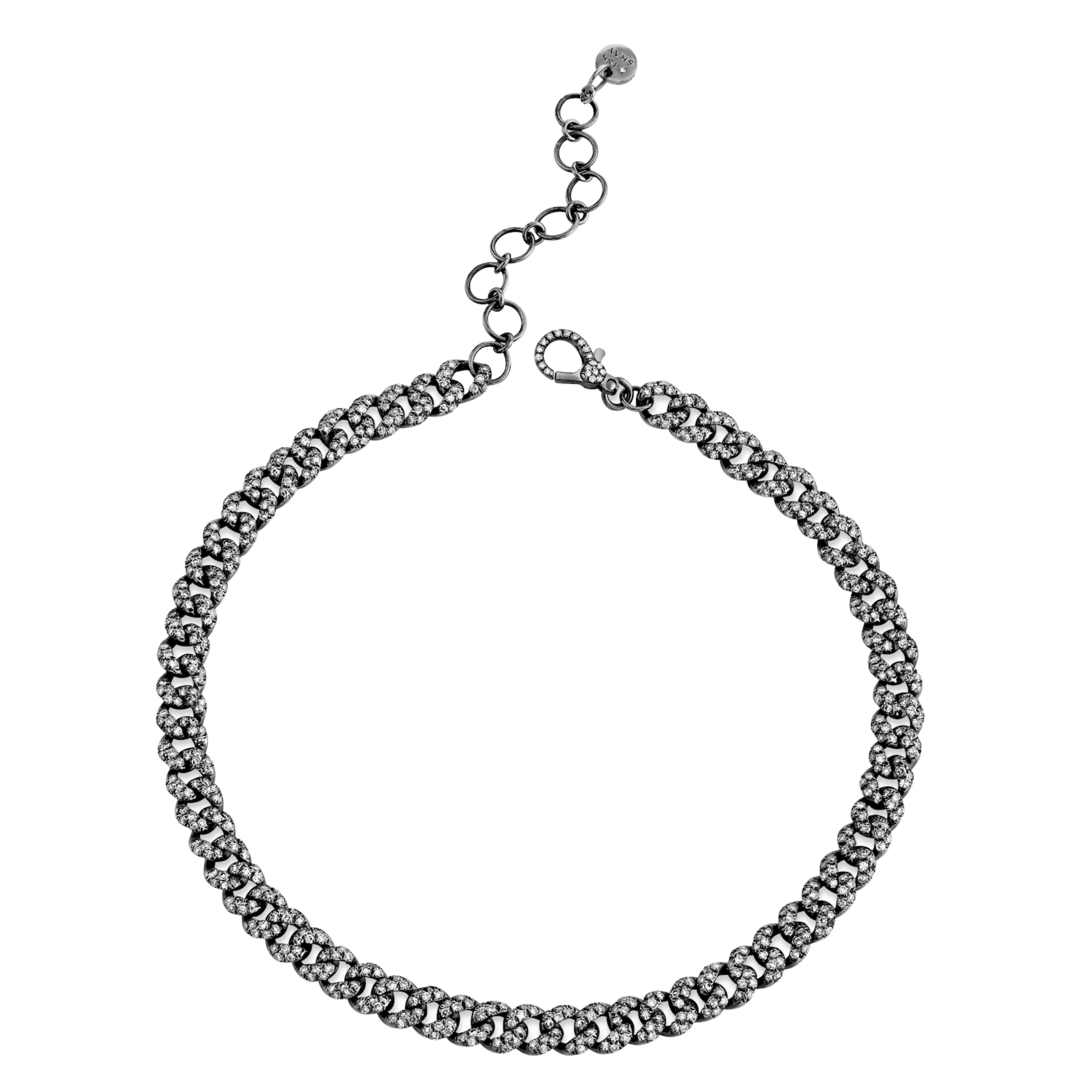 DIAMOND PAVE MINI LINK ANKLET - Image 5