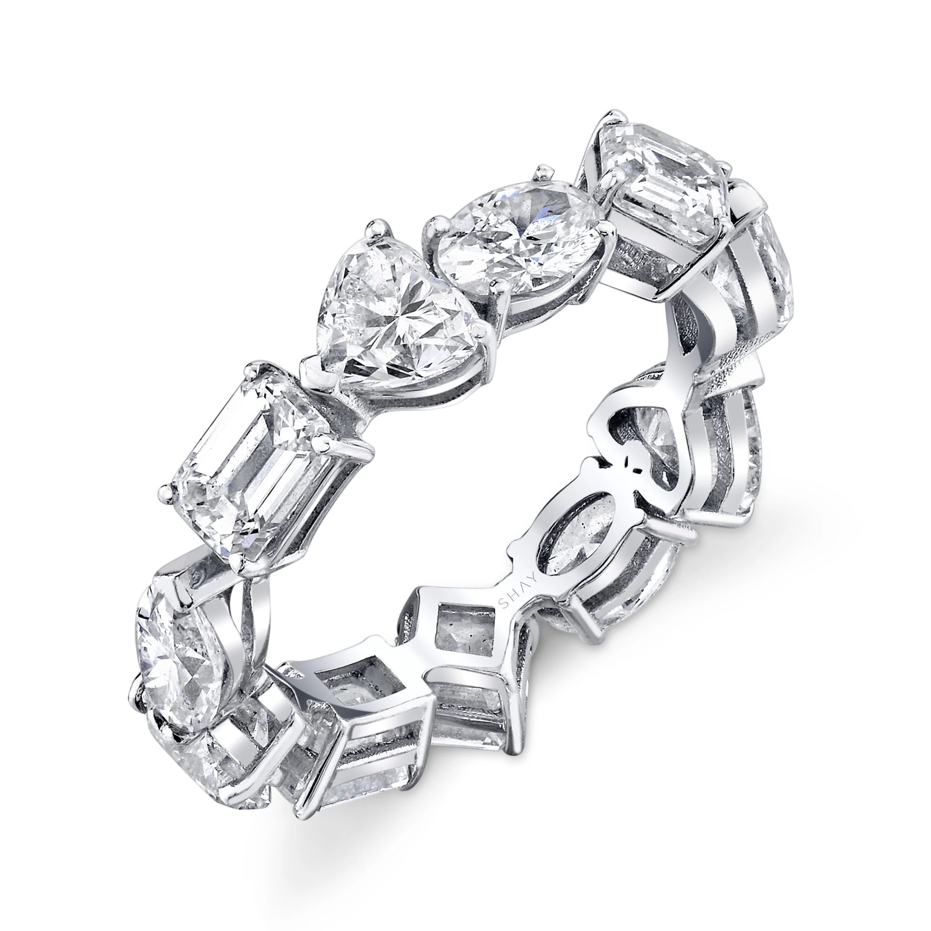 MIXED DIAMOND ETERNITY BAND - Image 2