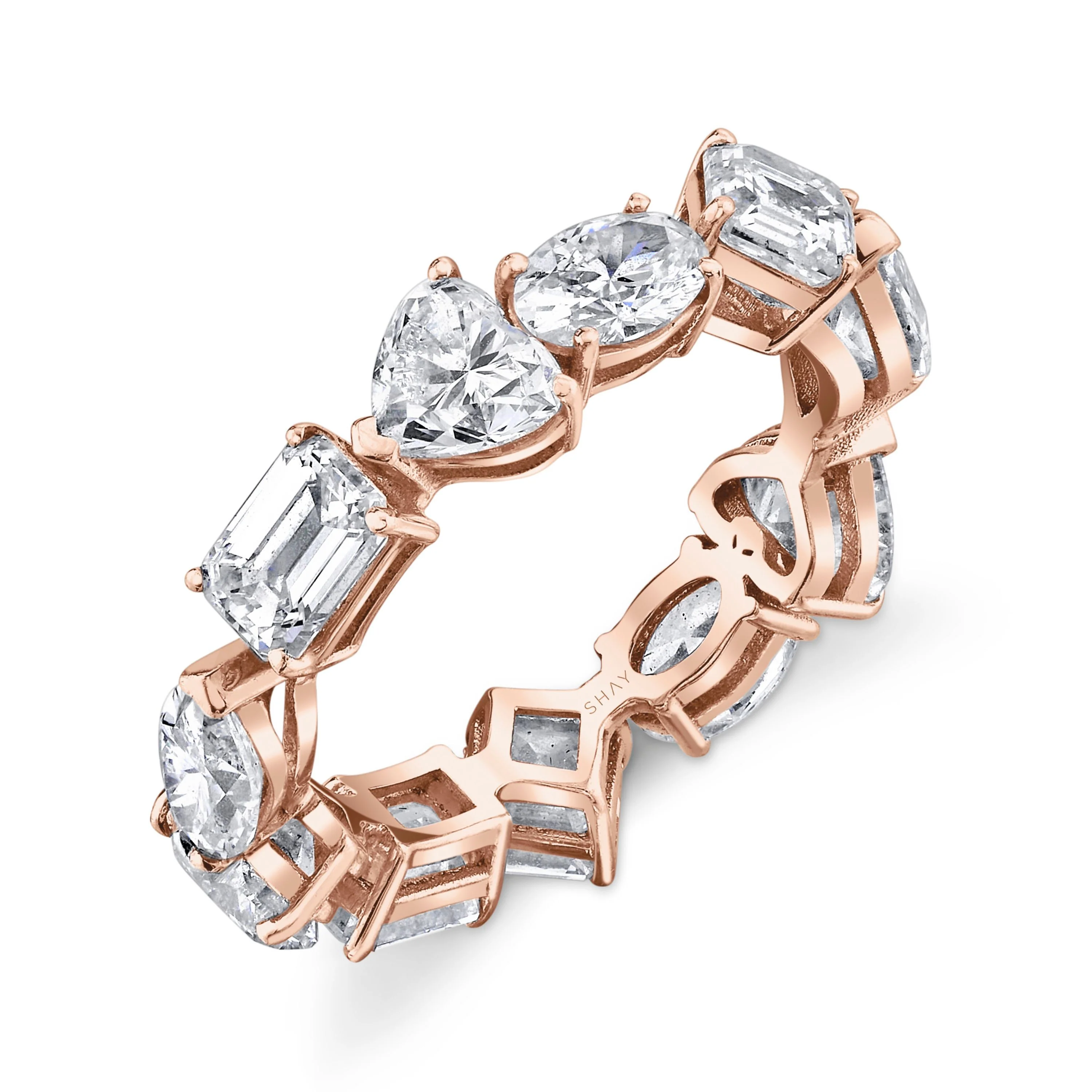 MIXED DIAMOND ETERNITY BAND - Image 3