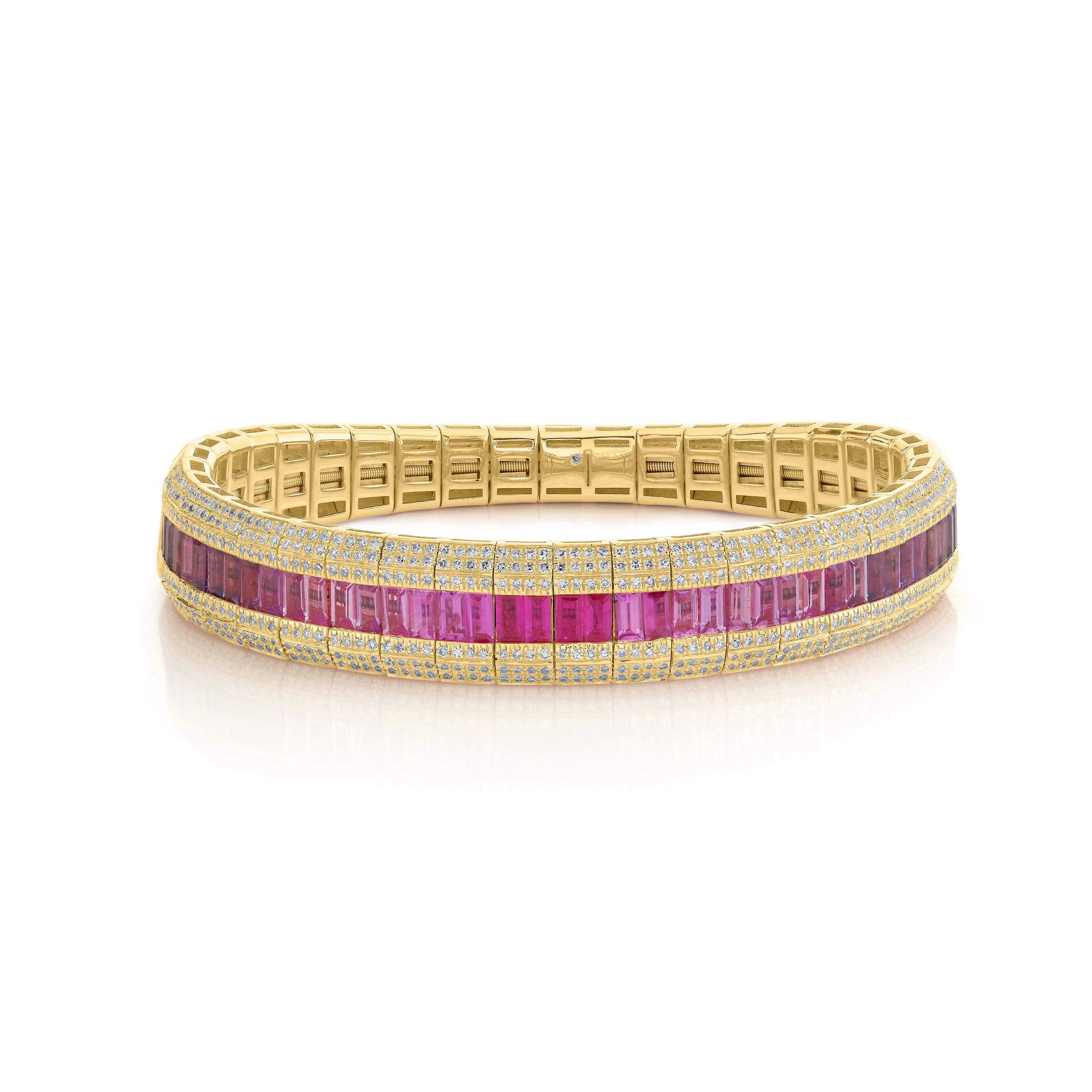 PASTEL & DIAMOND OMBRE STRETCH BRACELET - Image 3