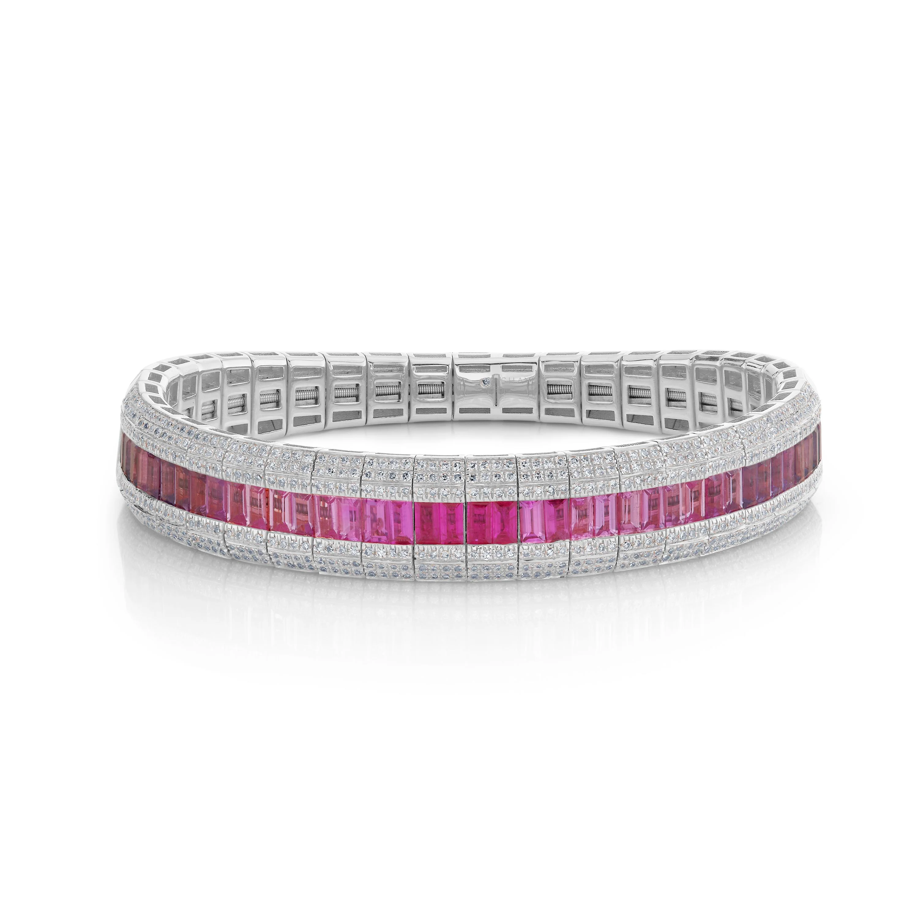 PASTEL & DIAMOND OMBRE STRETCH BRACELET - Image 4