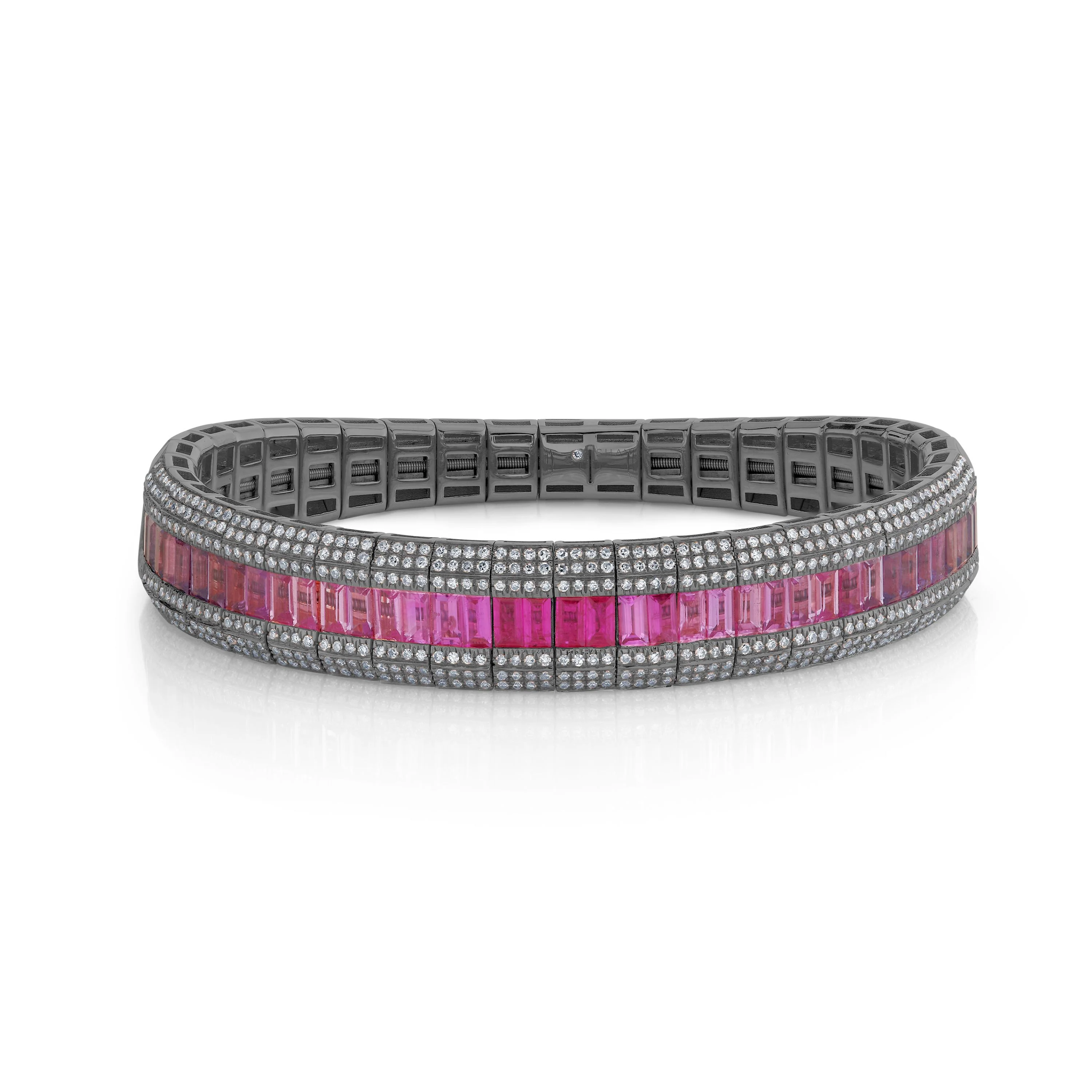 PASTEL & DIAMOND OMBRE STRETCH BRACELET - Image 5