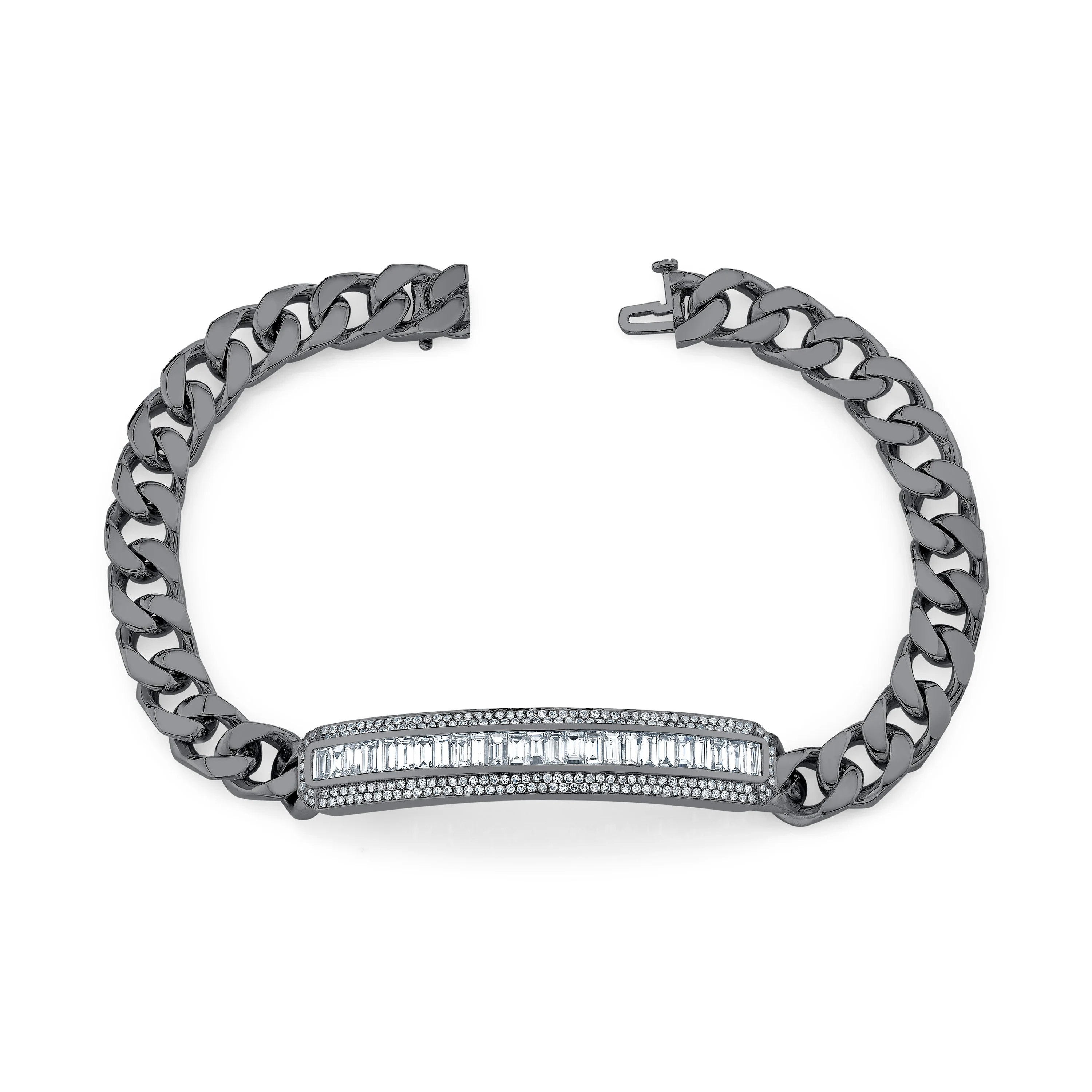 MEN'S MIXED DIAMOND LINK BRACELET