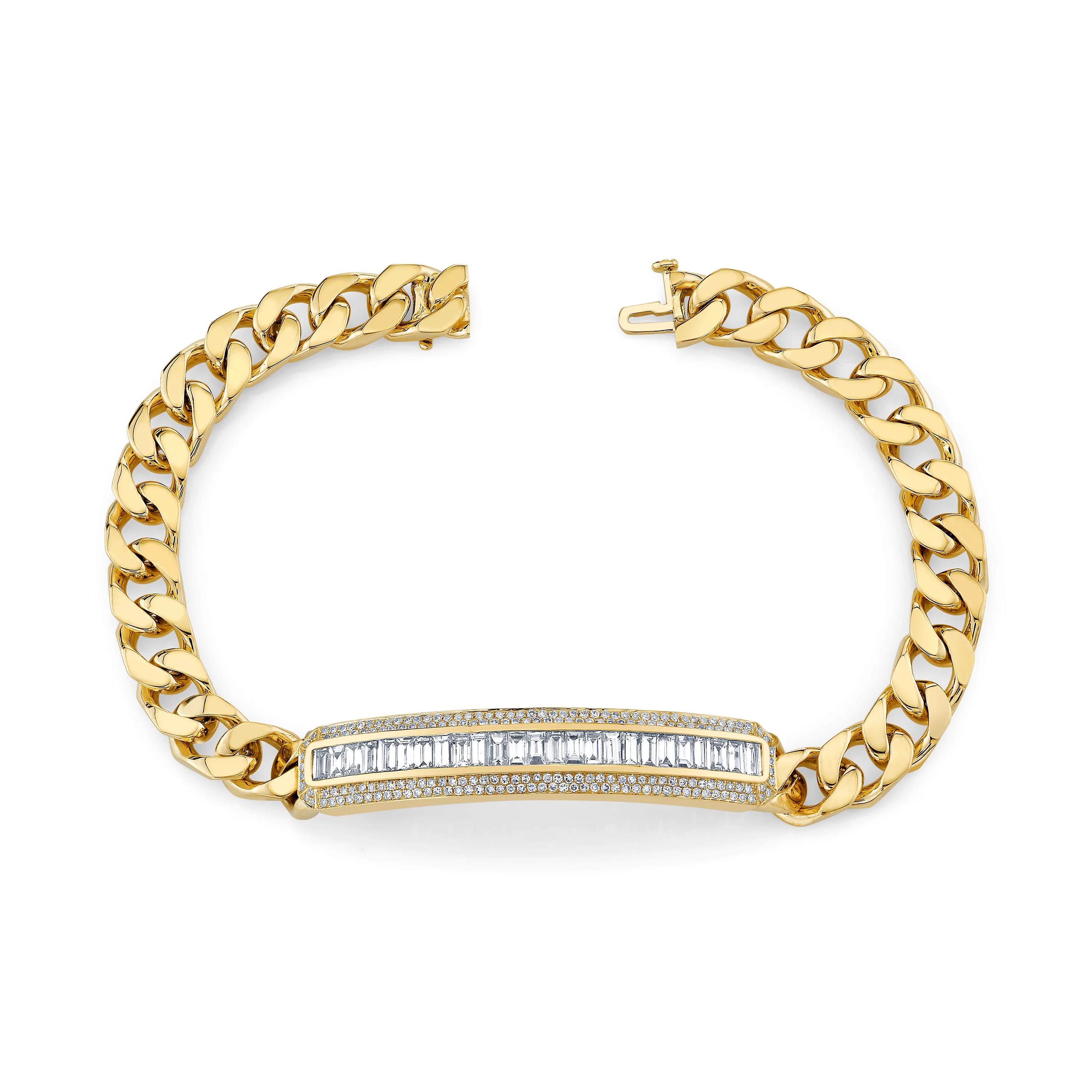 MEN'S MIXED DIAMOND LINK BRACELET - Image 3