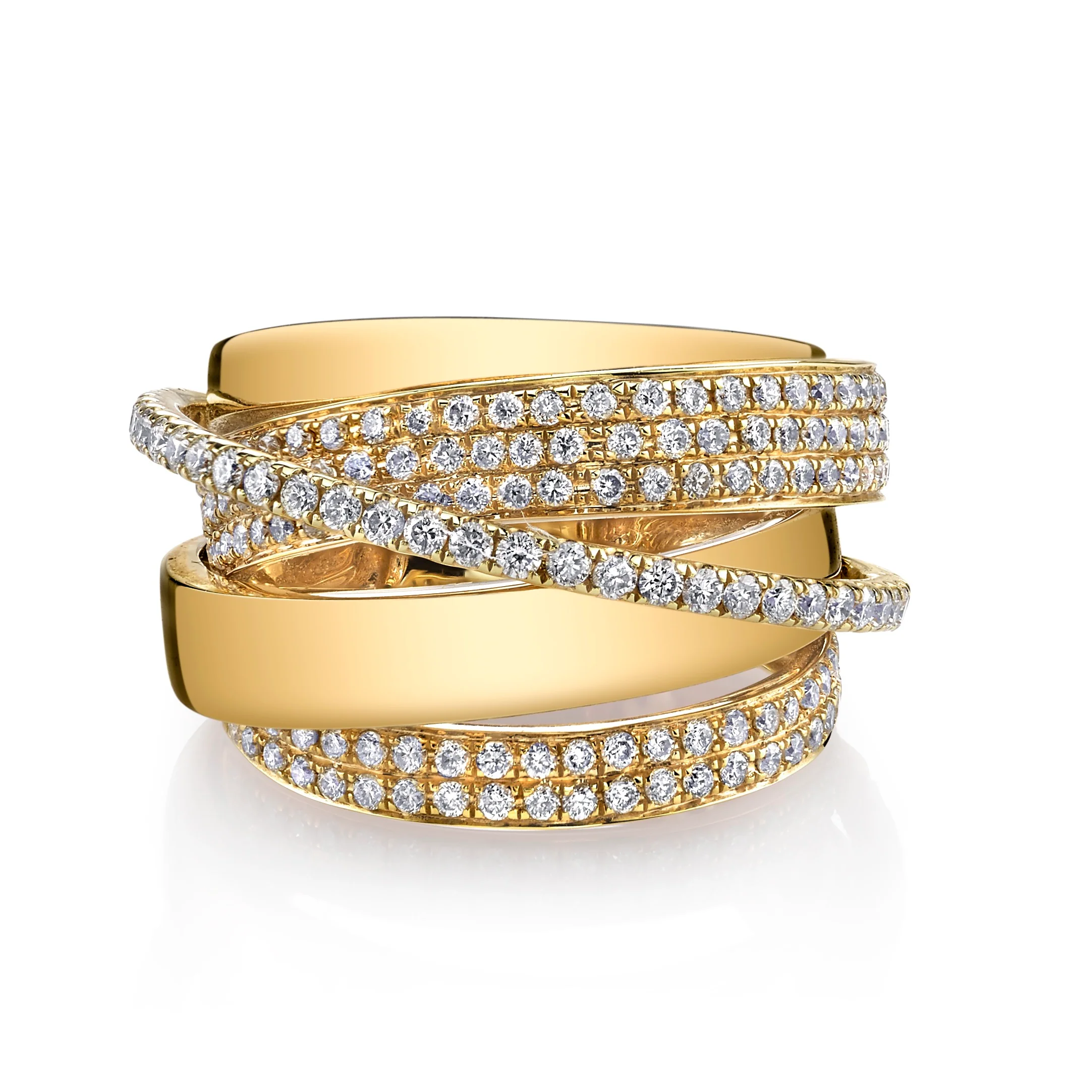 DIAMOND PAVE ORBIT RING