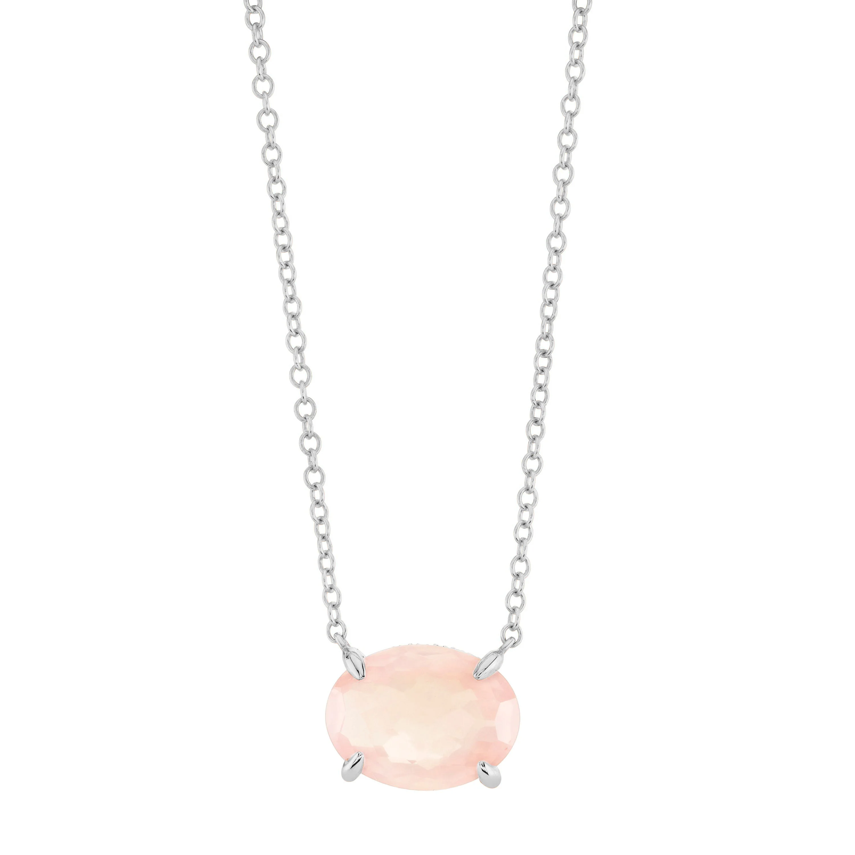 PINK QUARTZ GEM NECKLACE - Image 4