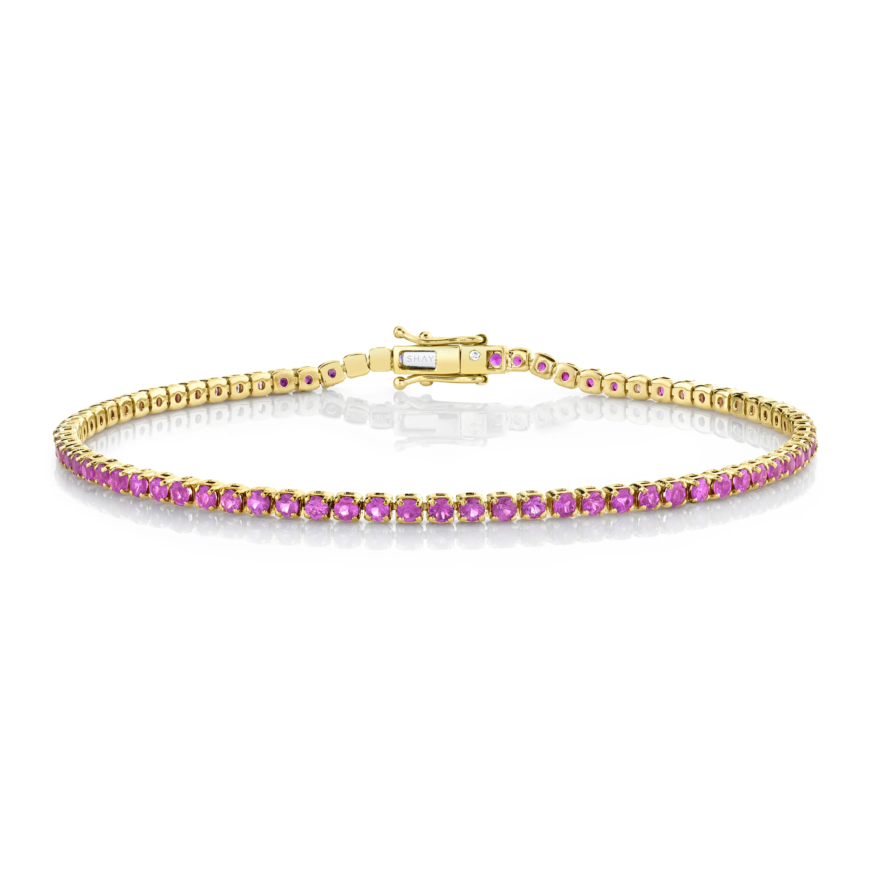 PINK SAPPHIRE THREAD BRACELET