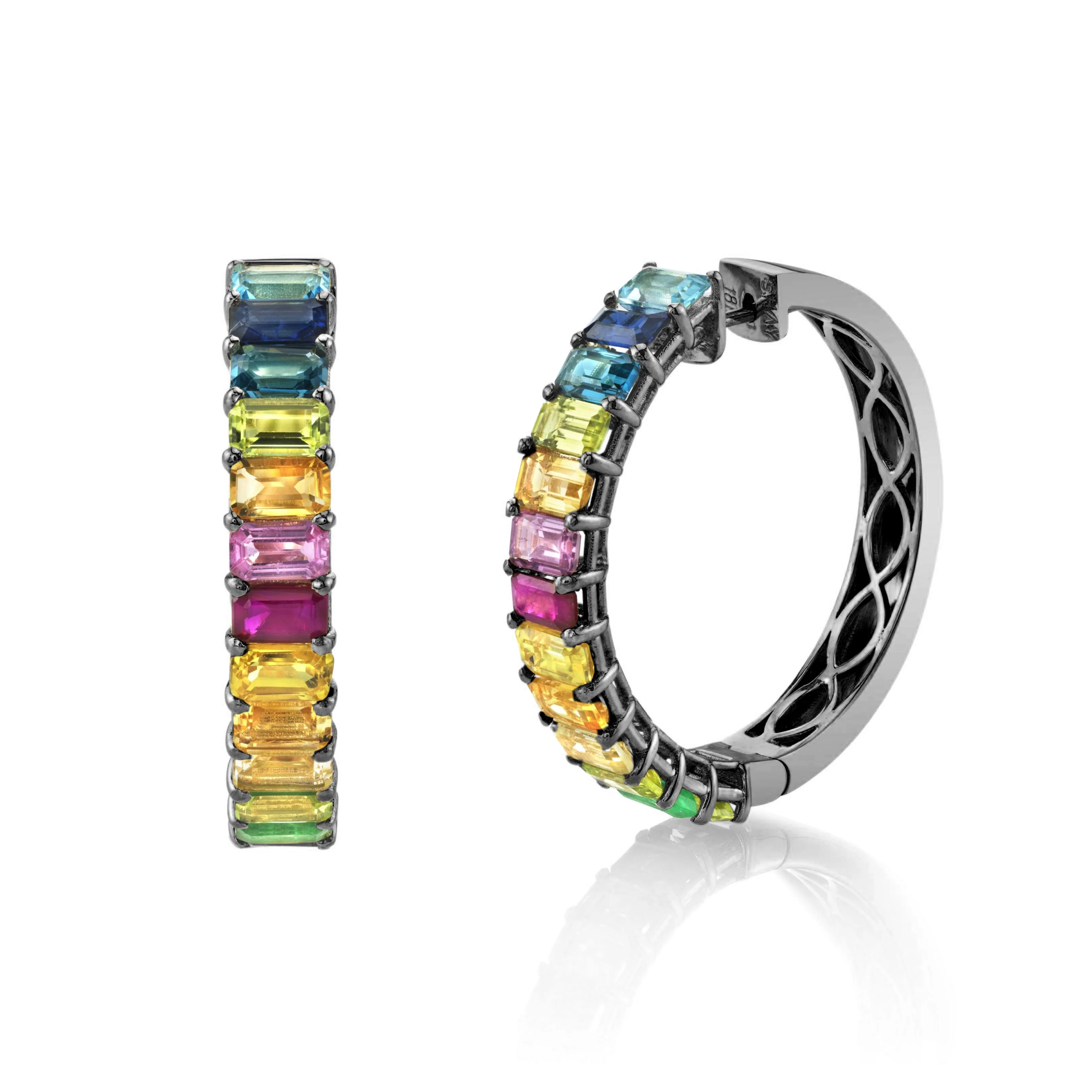 RAINBOW ETERNITY HOOPS - Image 5