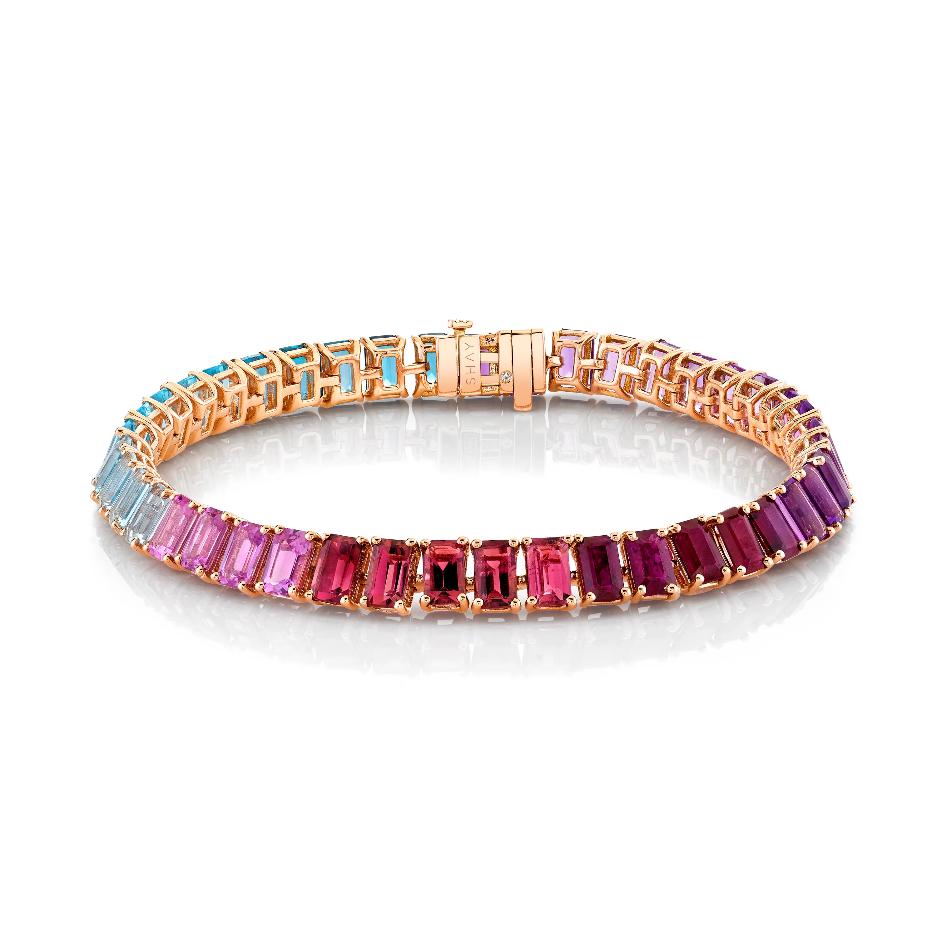 RAINBOW PASTEL TENNIS BRACELET - Image 3