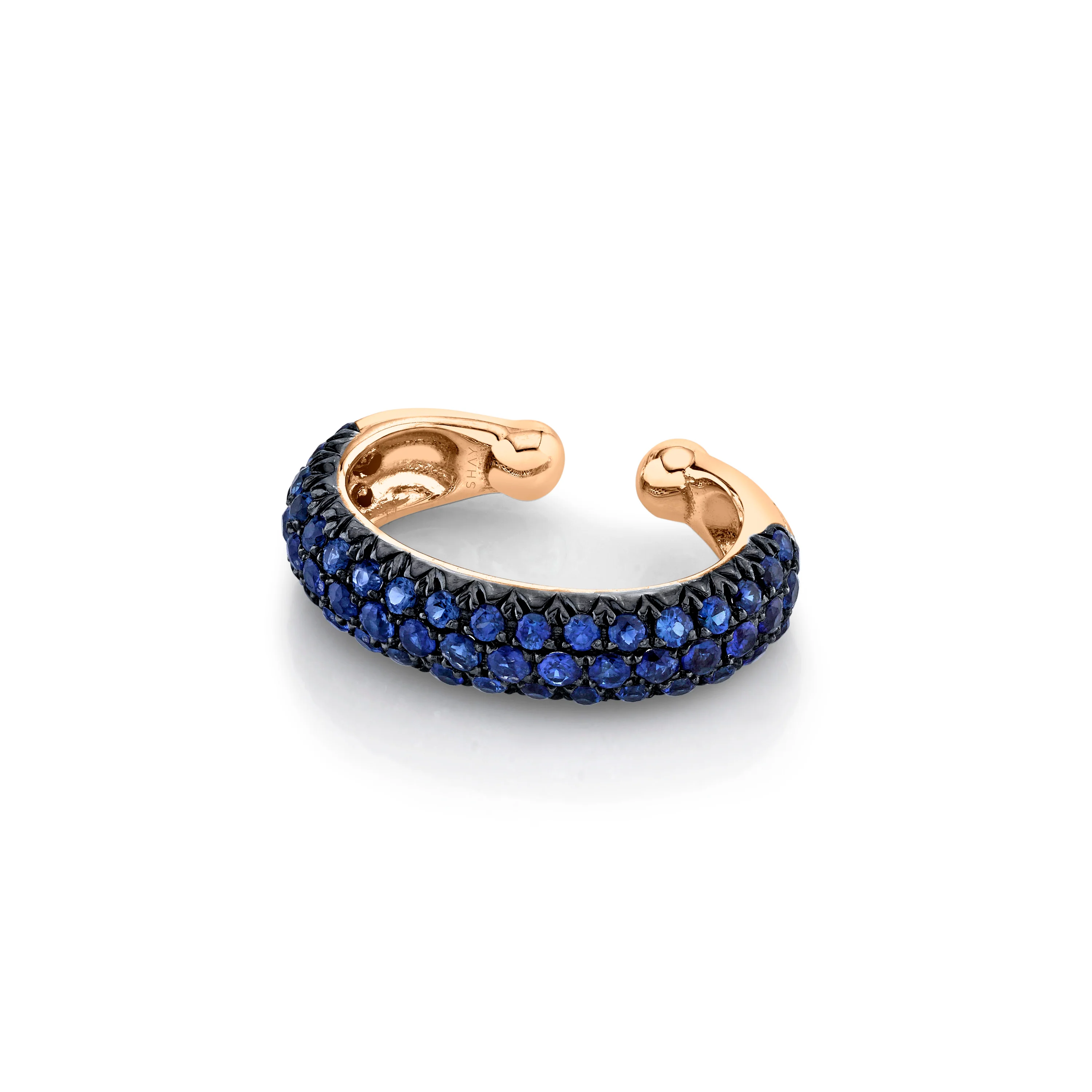 READY TO SHIP BLUE SAPPHIRE JUMBO EAR CUFF - Image 3