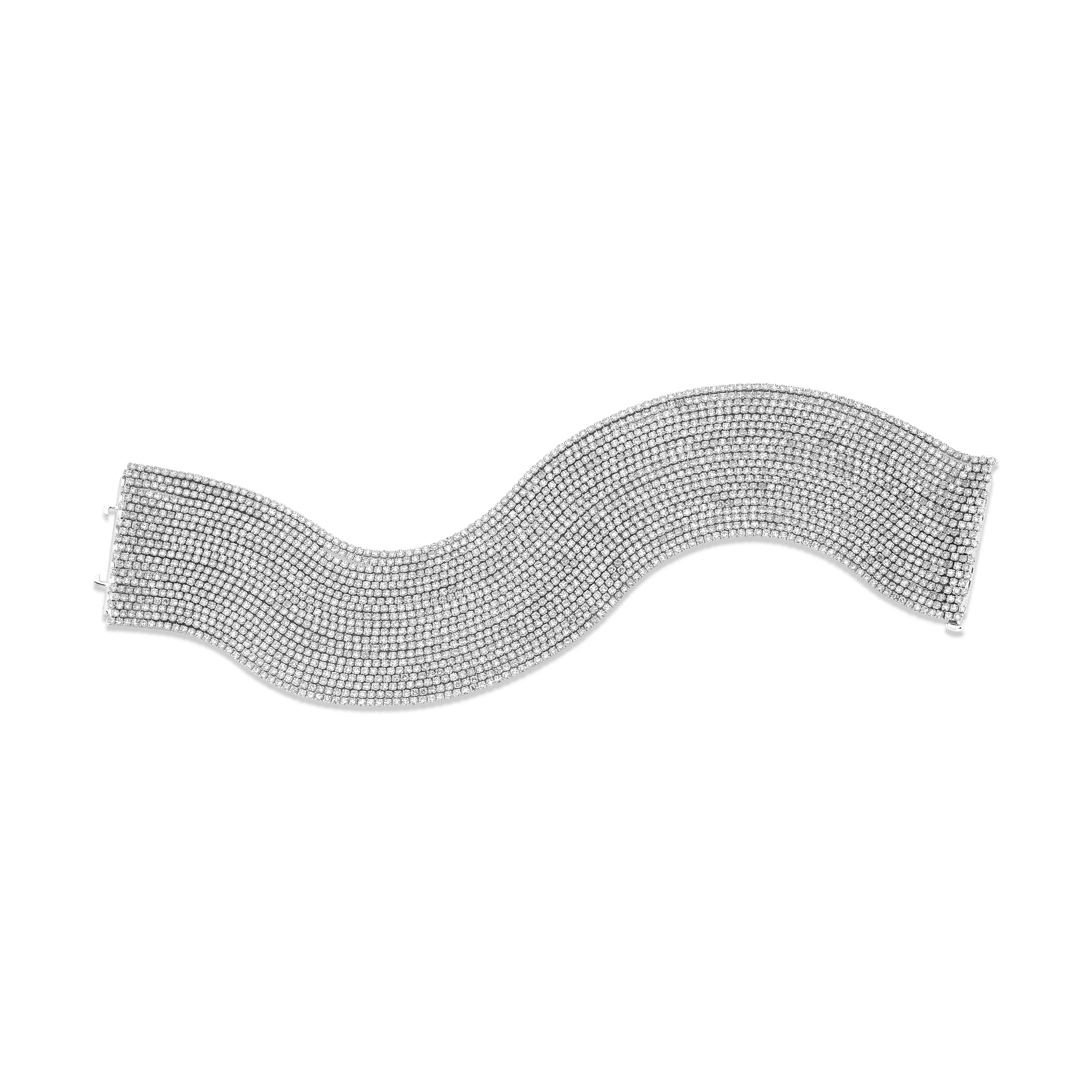 READY TO SHIP DIAMOND 20 THREAD STACK BRACELET