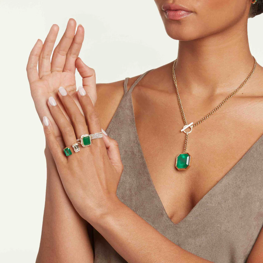 READY TO SHIP DIAMOND 5 THREAD STACK RING - Image 2