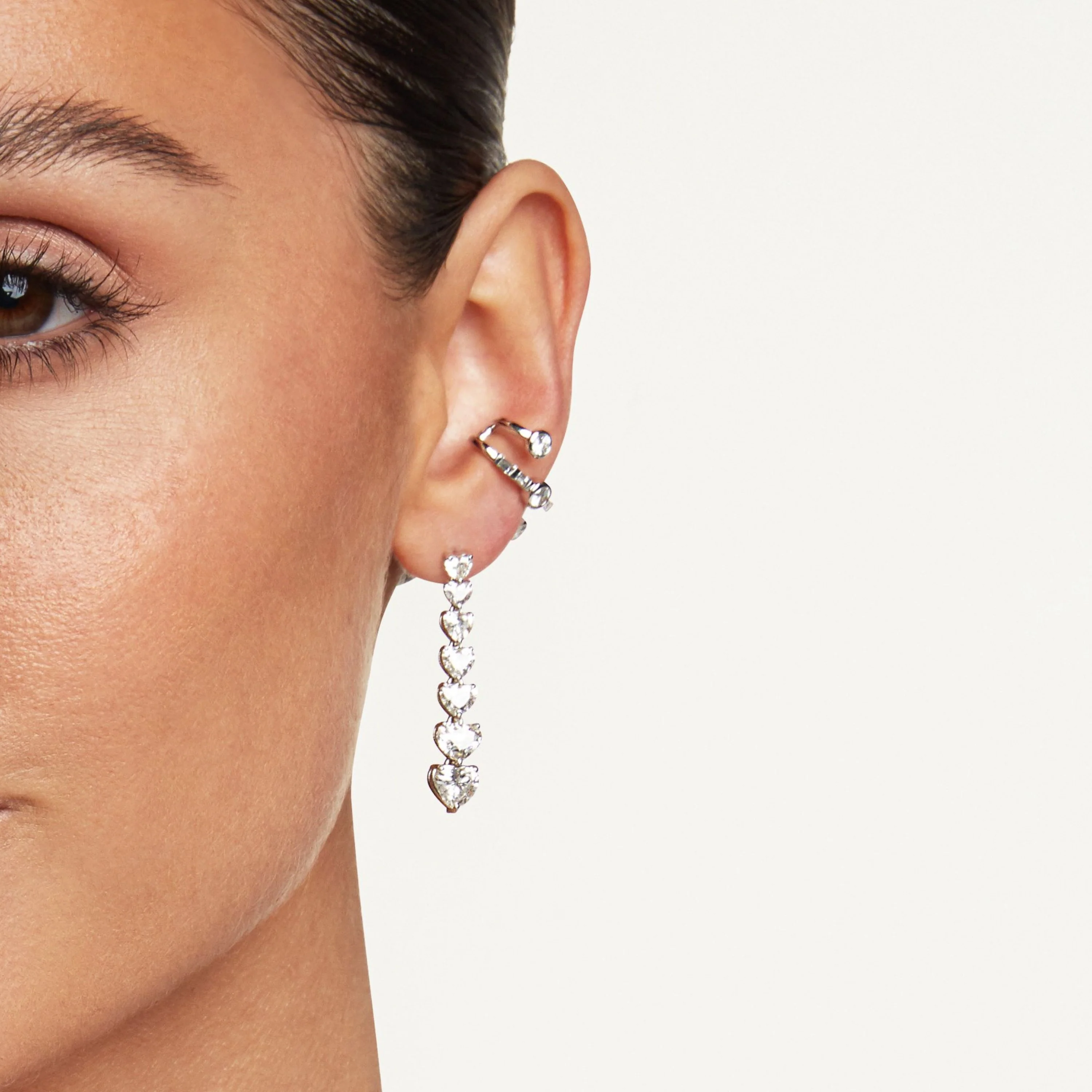 READY TO SHIP DIAMOND DOTS EAR CUFF - Image 2