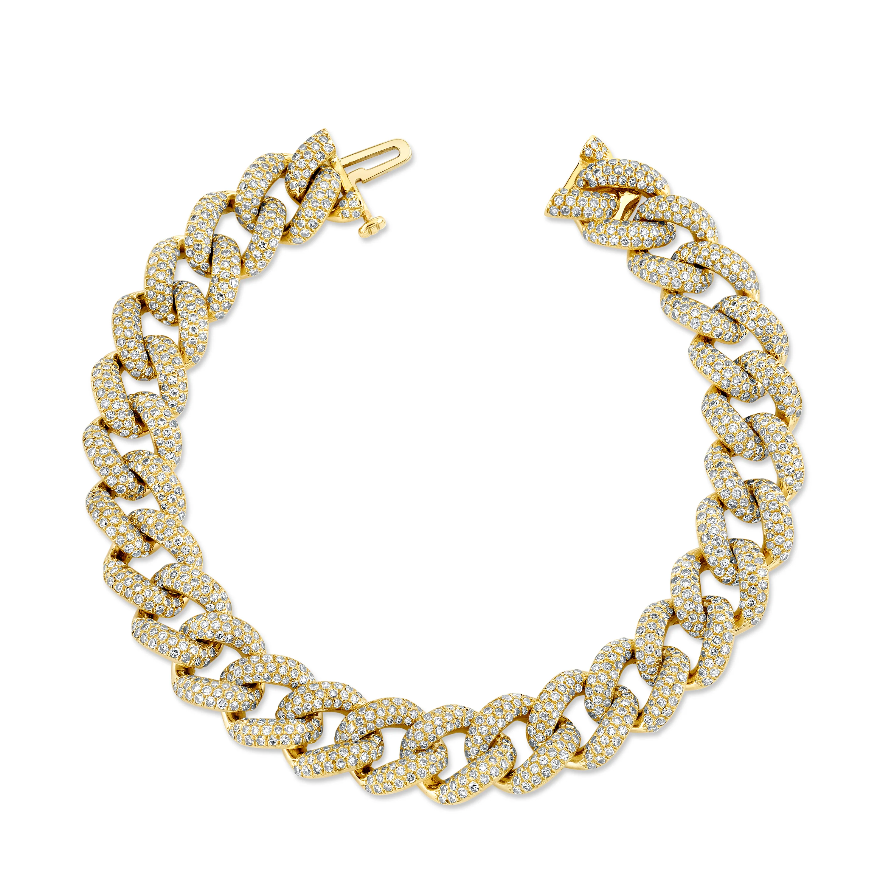 READY TO SHIP DIAMOND PAVE ESSENTIAL LINK BRACELET - Image 3