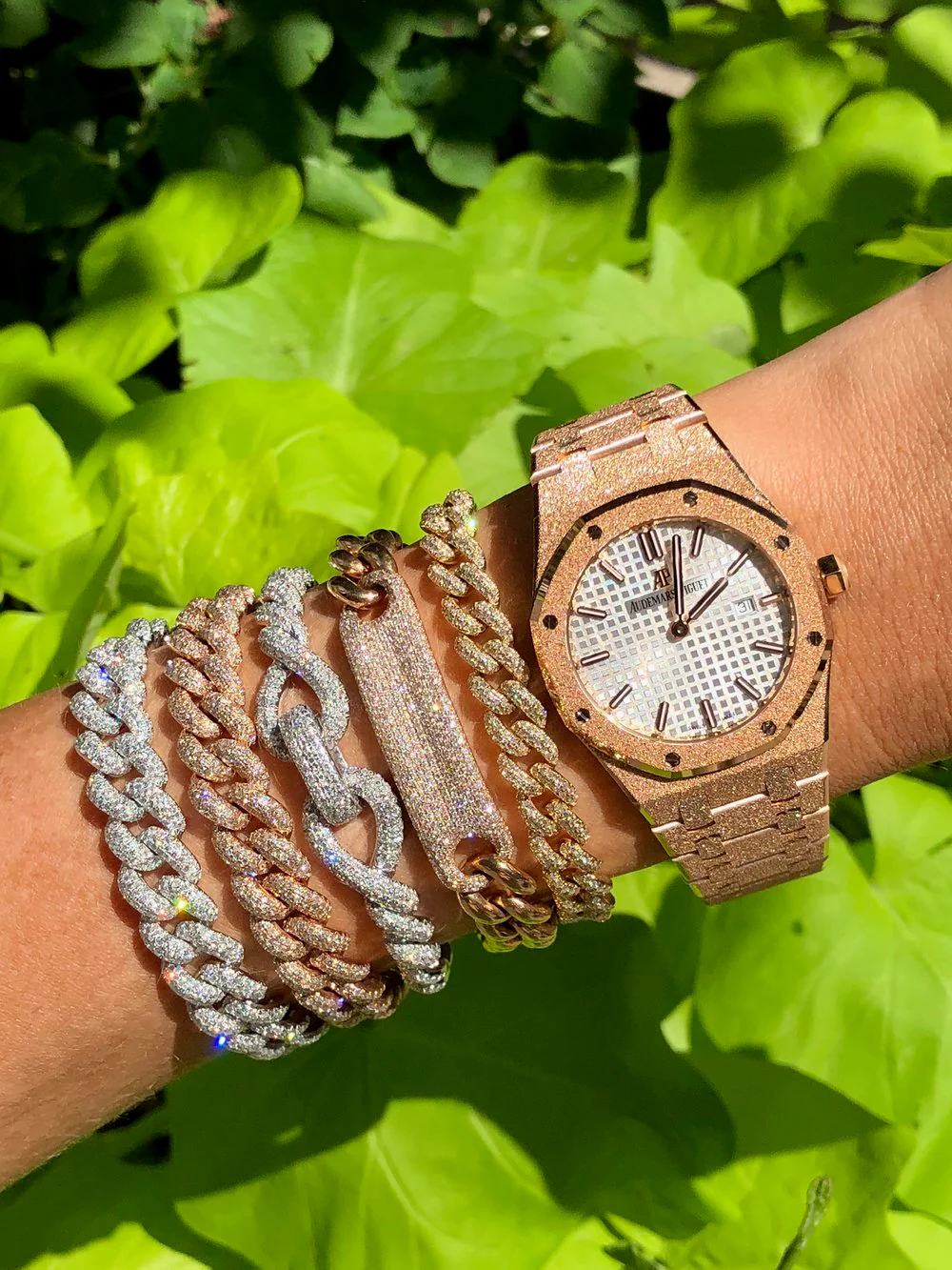 READY TO SHIP DIAMOND PAVE ID ESSENTIAL LINK BRACELET - Image 5