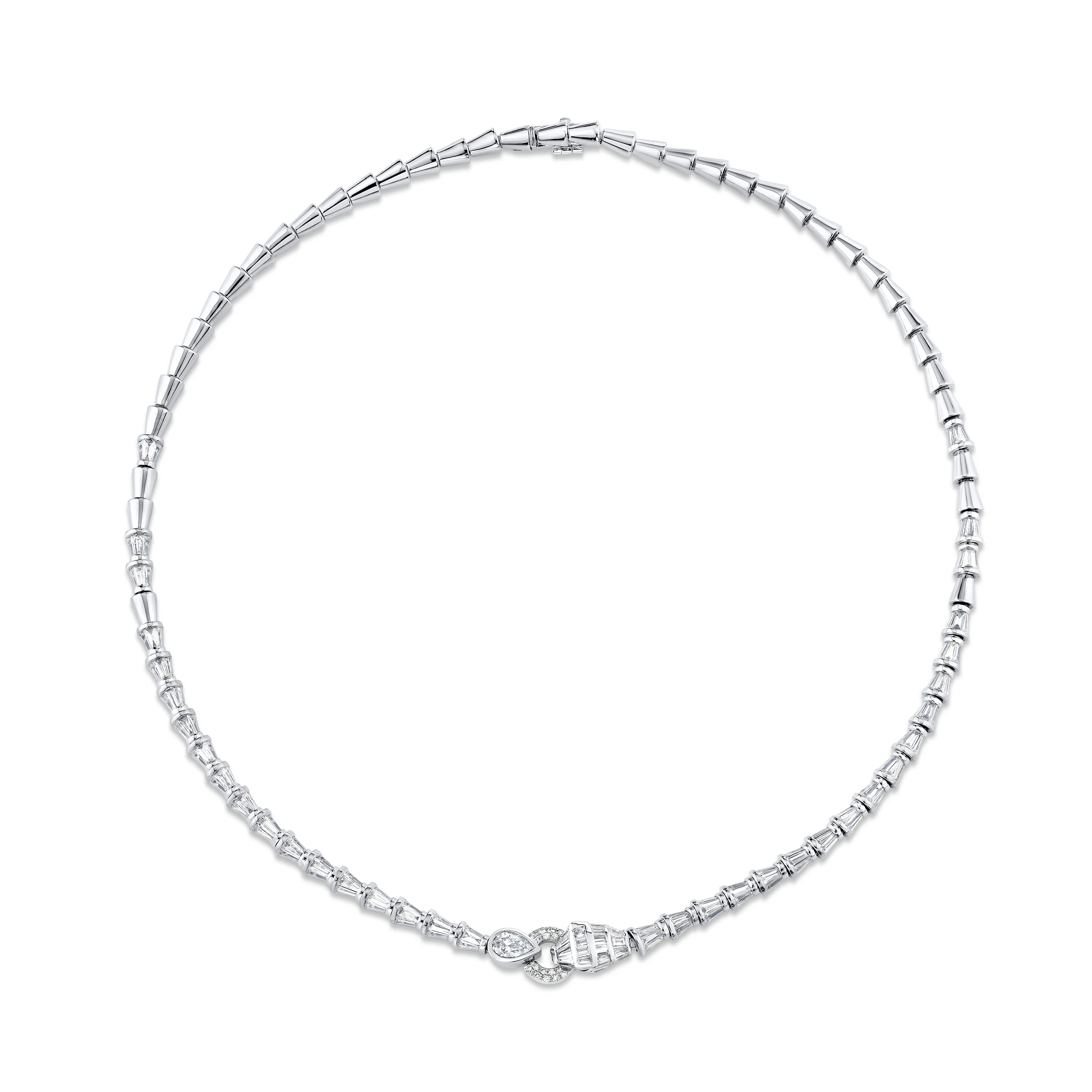 READY TO SHIP DIAMOND SERPENTINE NECKLACE - Image 3