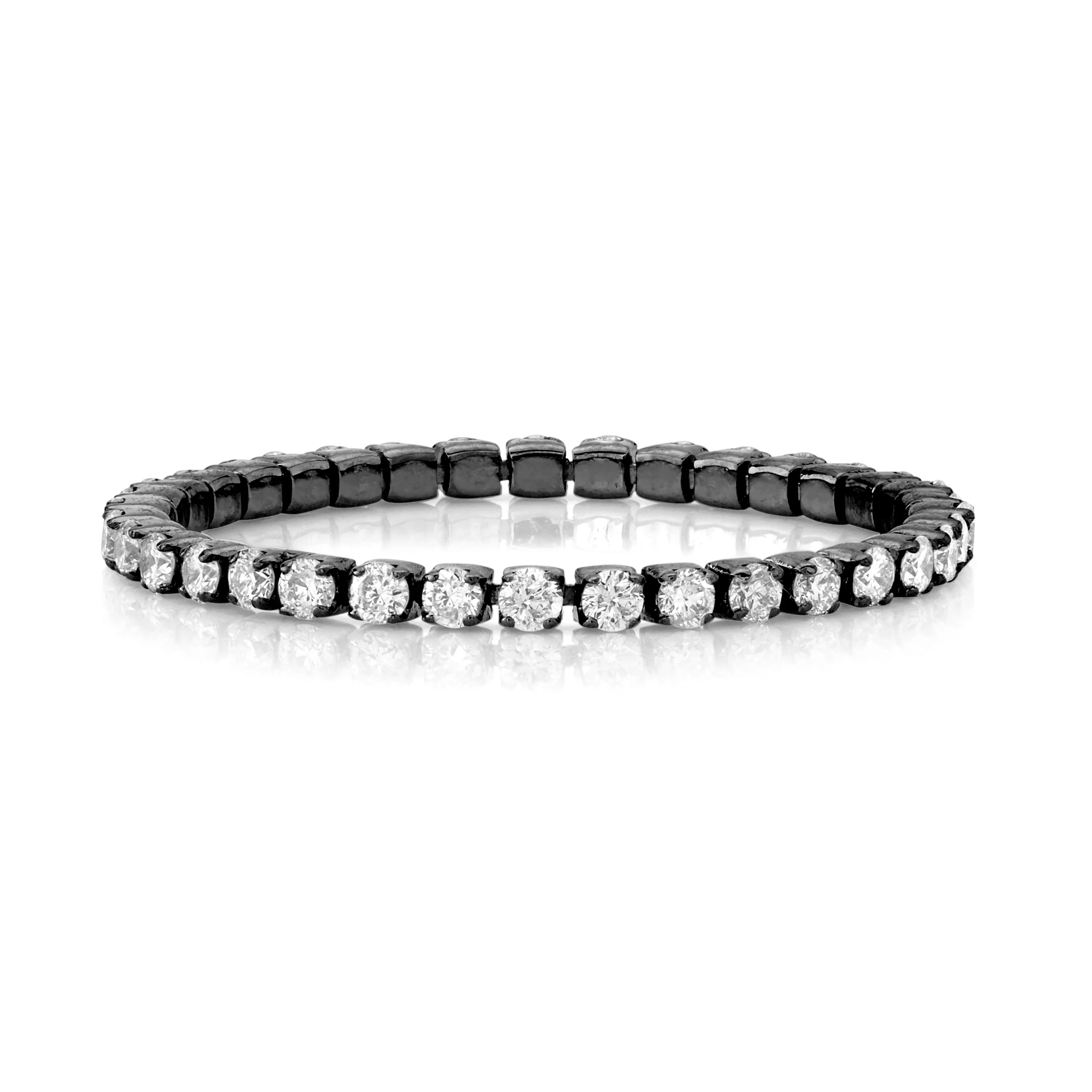 READY TO SHIP DIAMOND SINGLE THREAD RING - Image 3