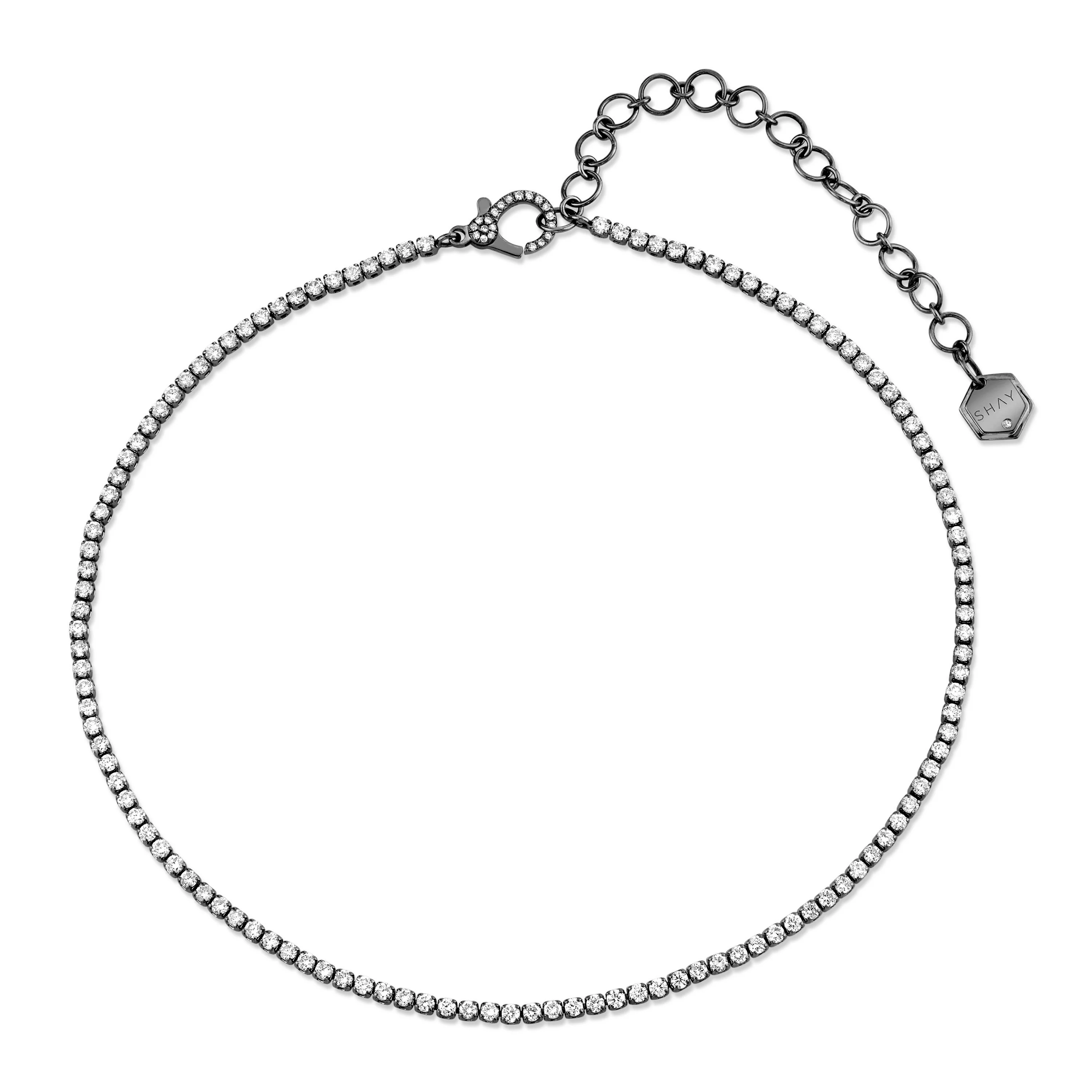 READY TO SHIP DIAMOND THREAD CHOKER - Image 4