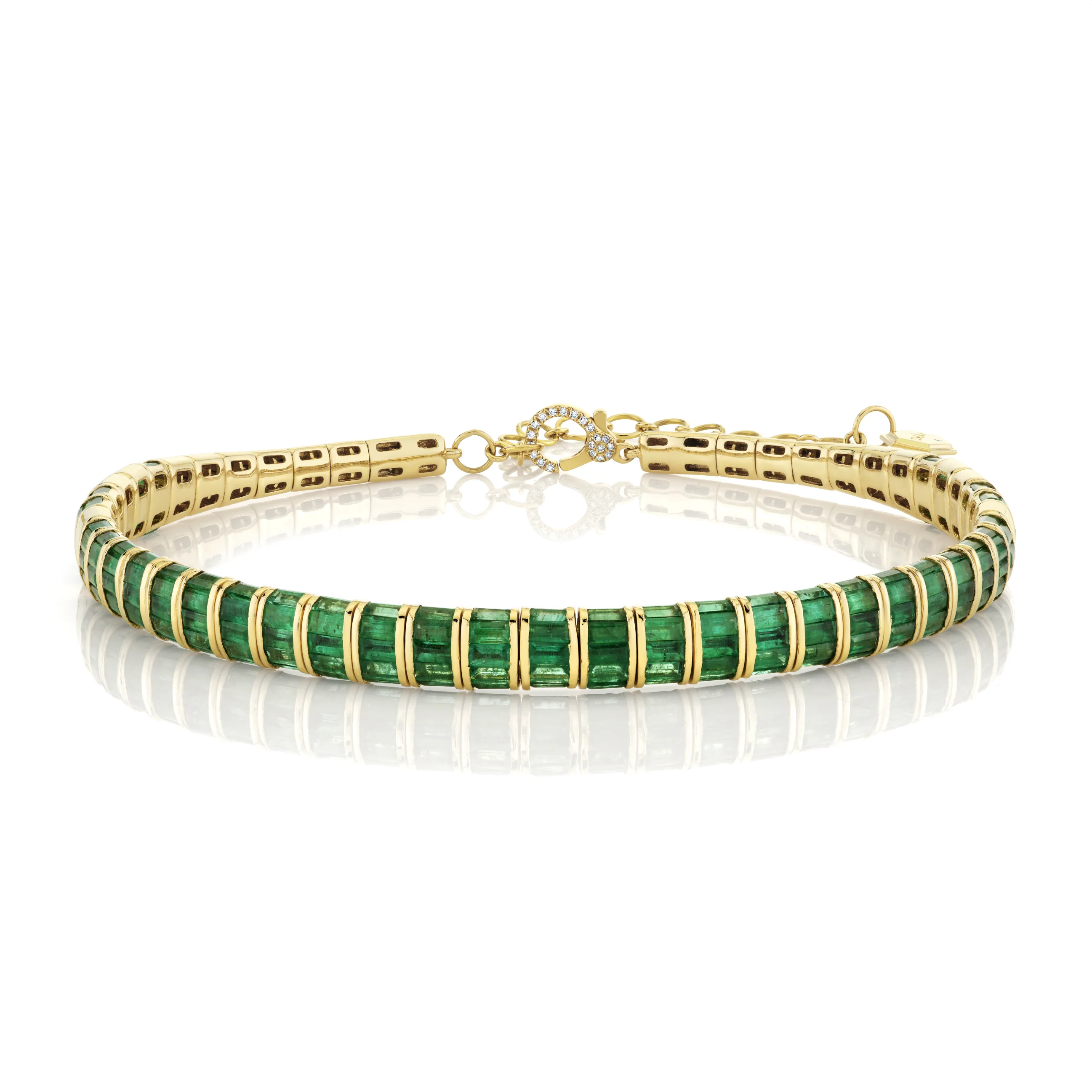 EMERALD BAGUETTE COLLAR - Image 3