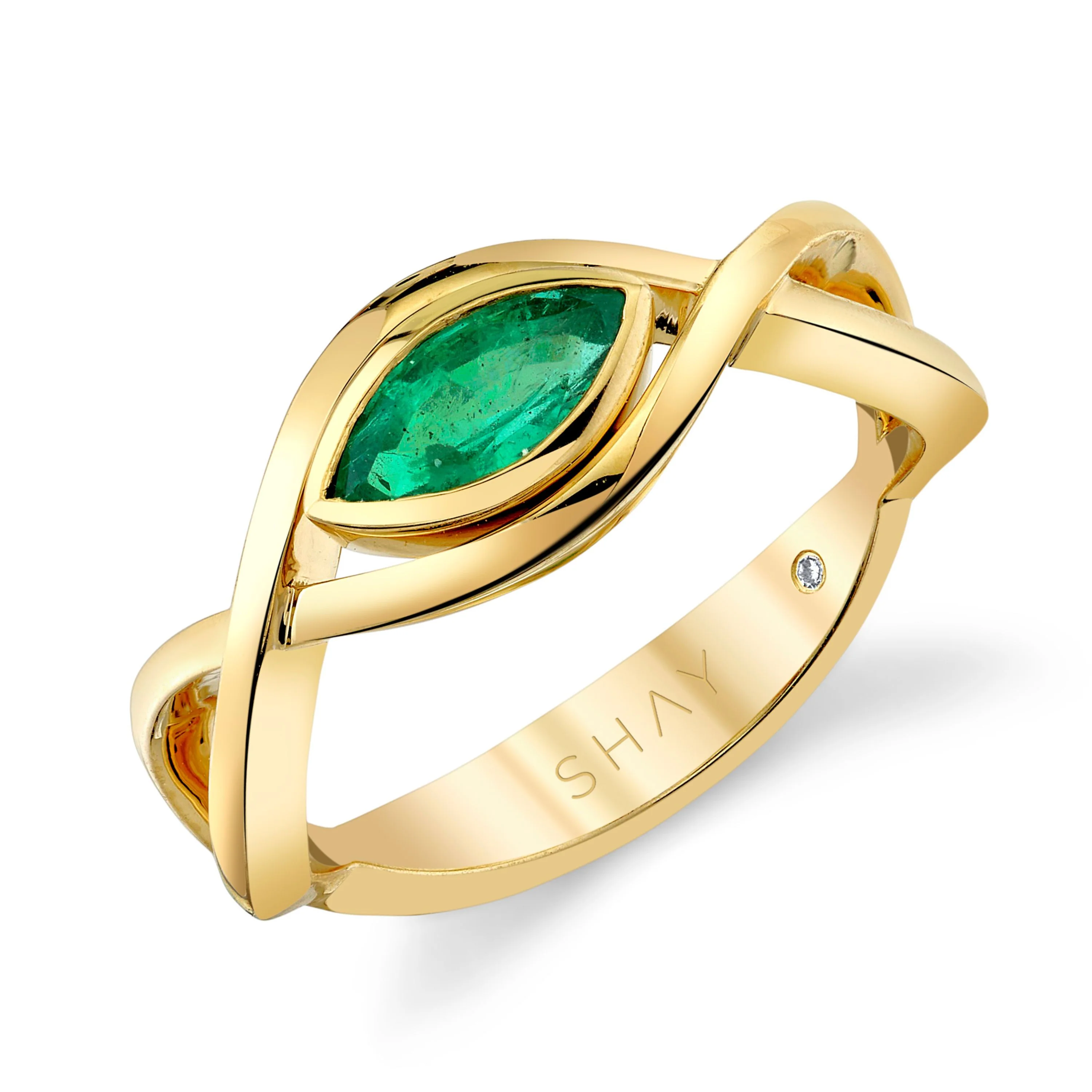 READY TO SHIP EMERALD VINE RING