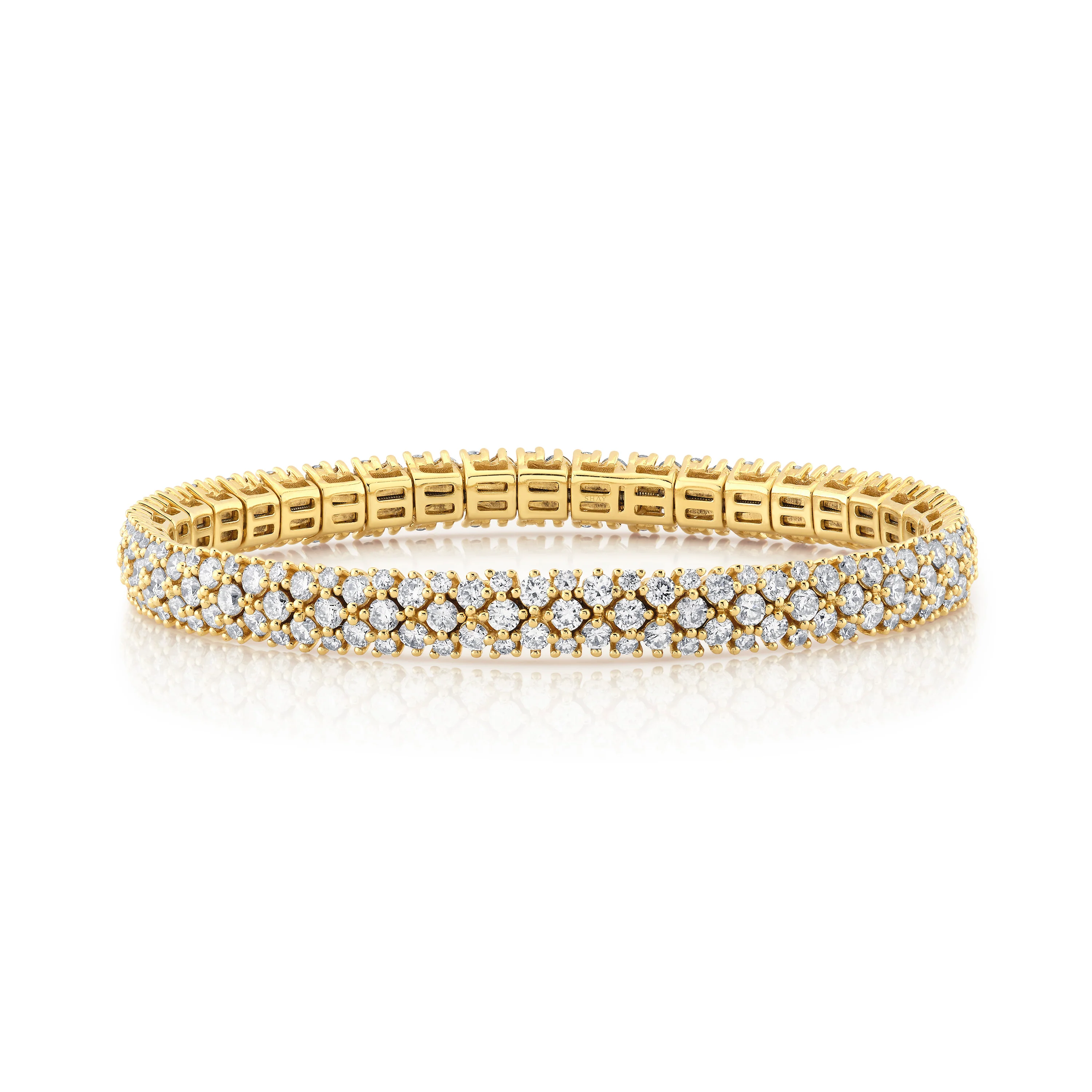 DIAMOND MESH STRETCH BRACELET, 7MM - Image 3
