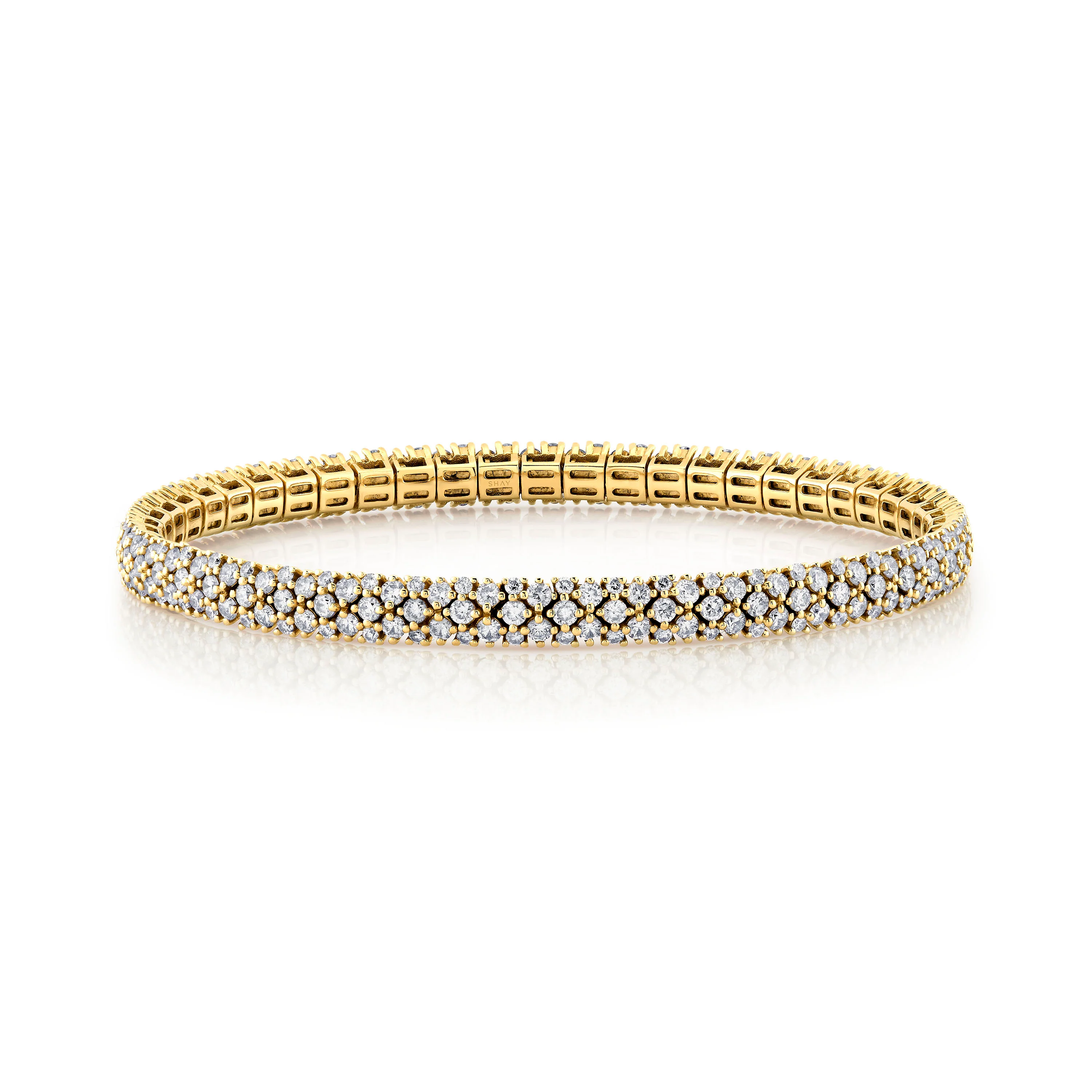 DIAMOND MESH STRETCH BRACELET, 5MM - Image 2