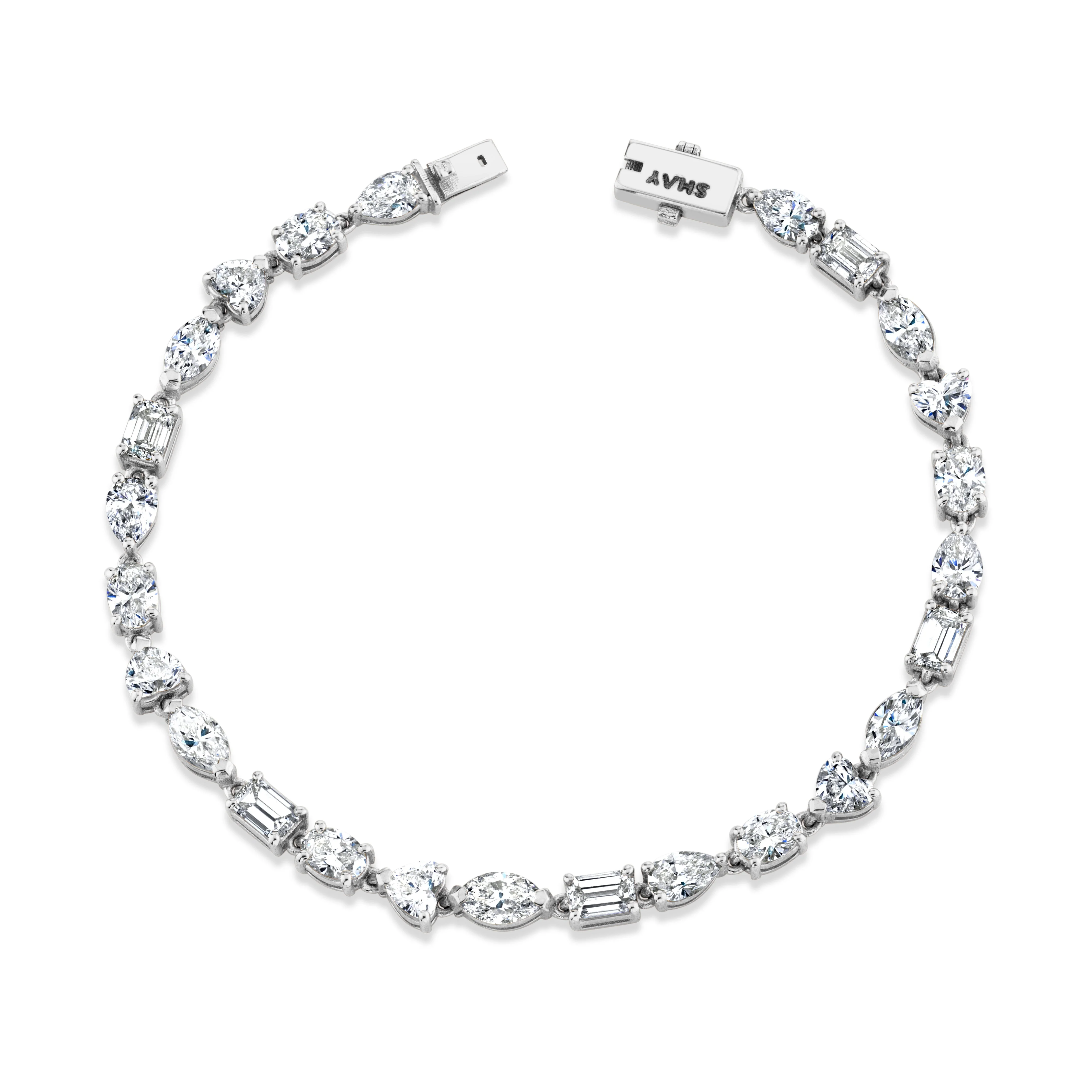 READY TO SHIP MIXED DIAMOND TENNIS BRACELET CLASSIC