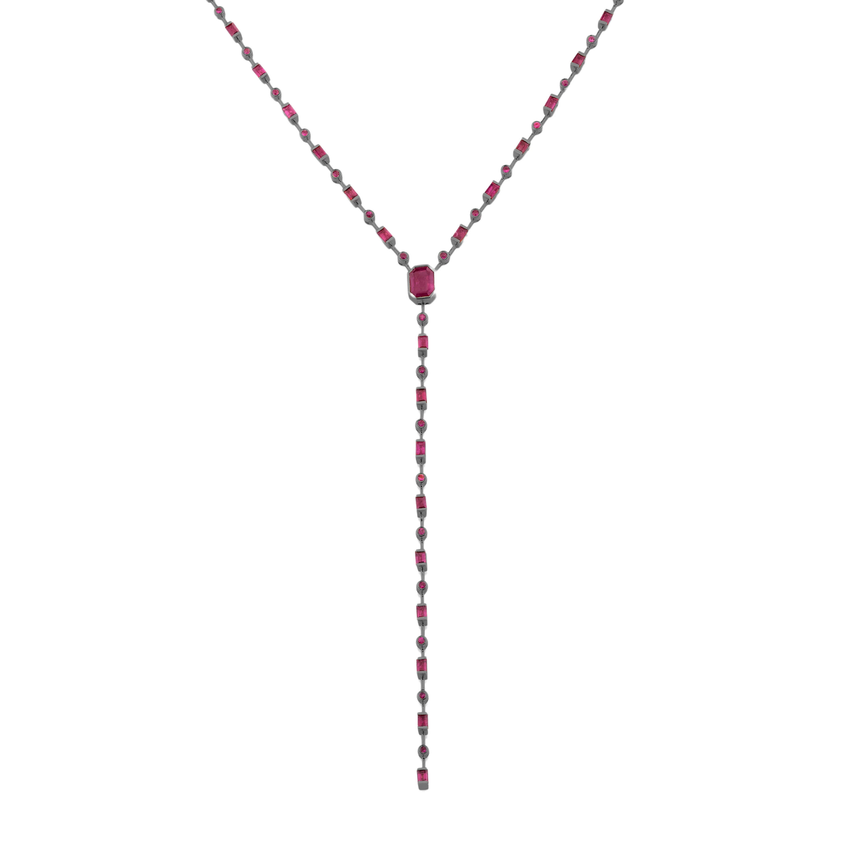 MIXED RUBY Y NECKLACE - Image 5