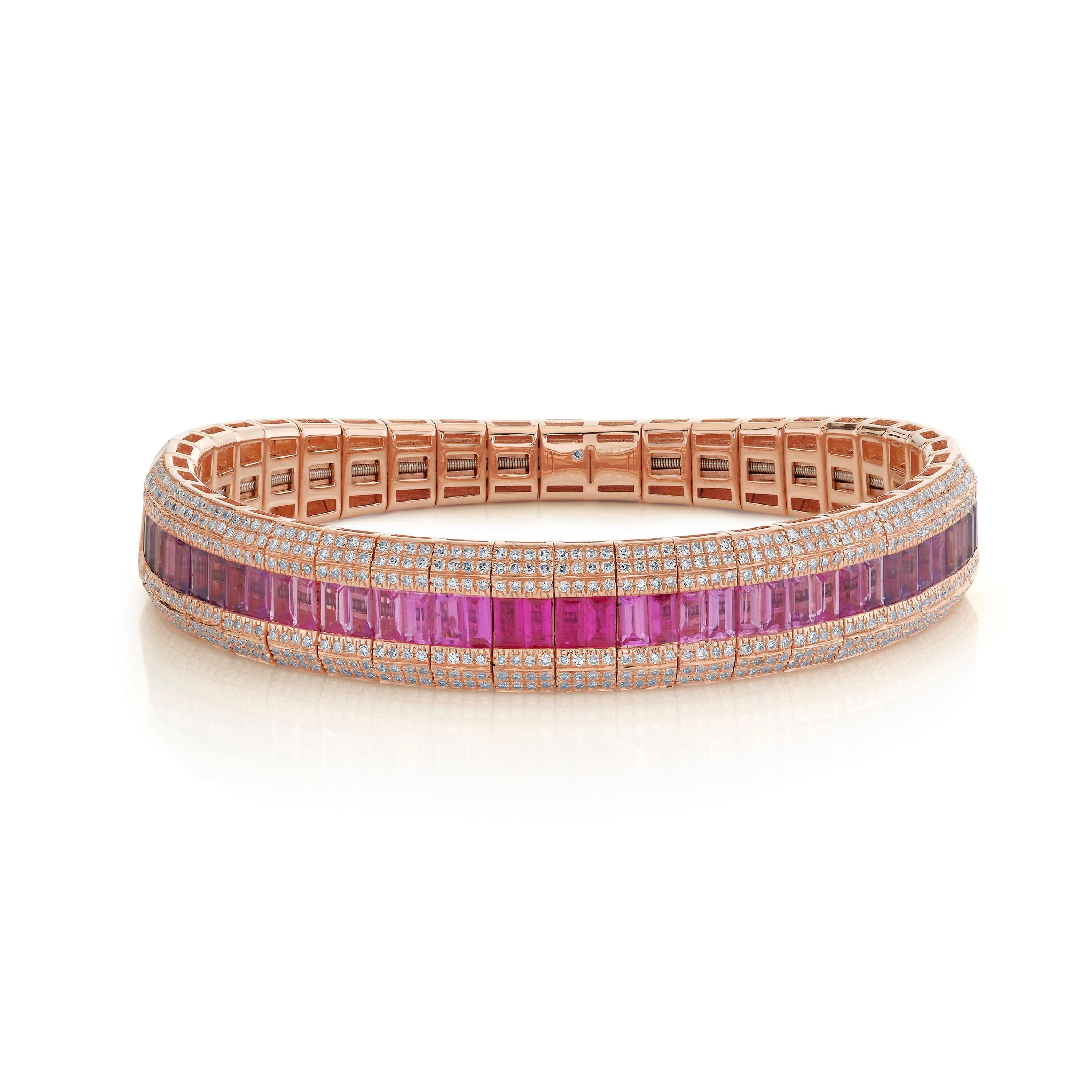 READY TO SHIP PASTEL & DIAMOND OMBRE STRETCH BRACELET