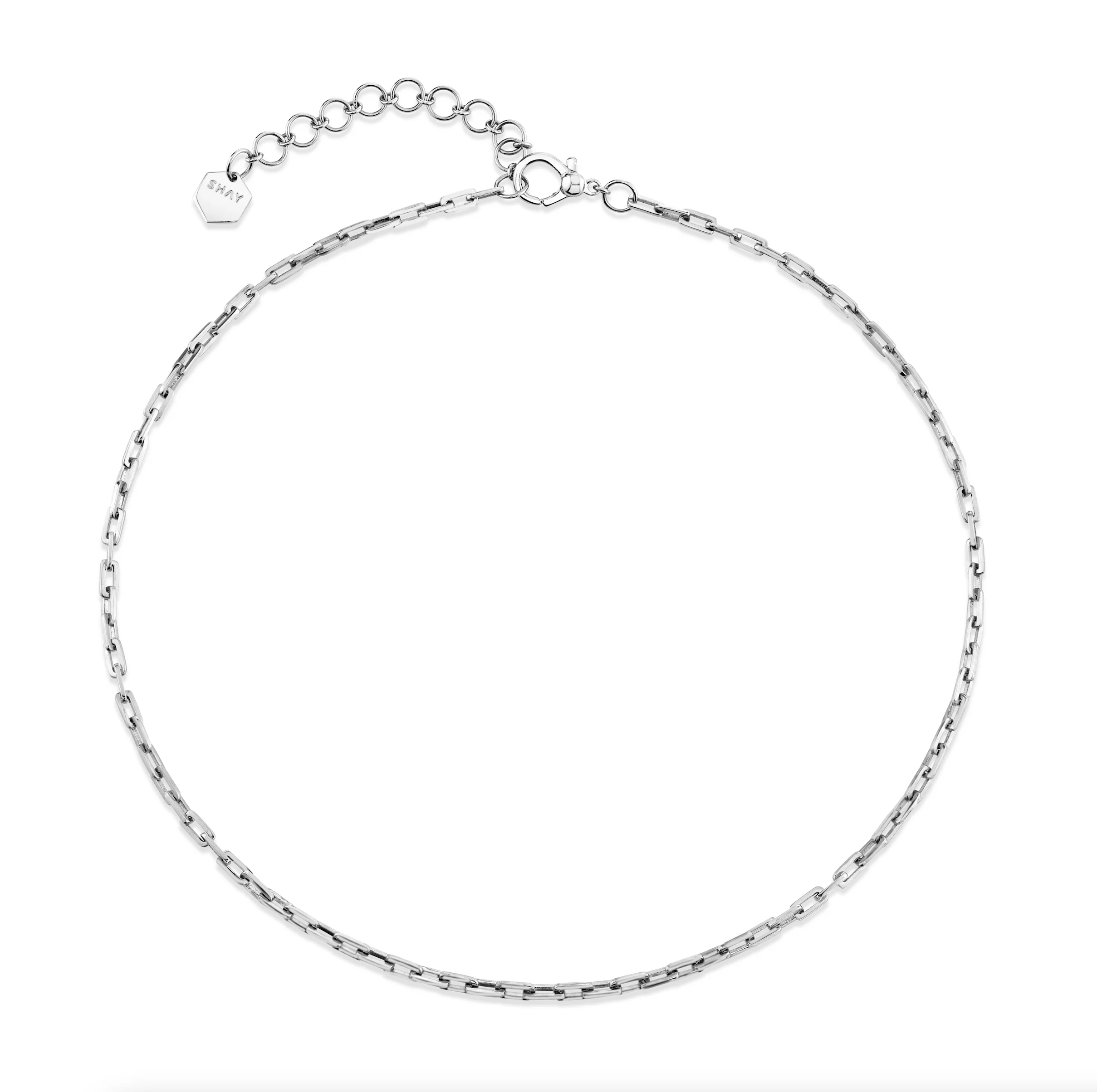 READY TO SHIP SOLID GOLD BABY DECO LINK NECKLACE - Image 4