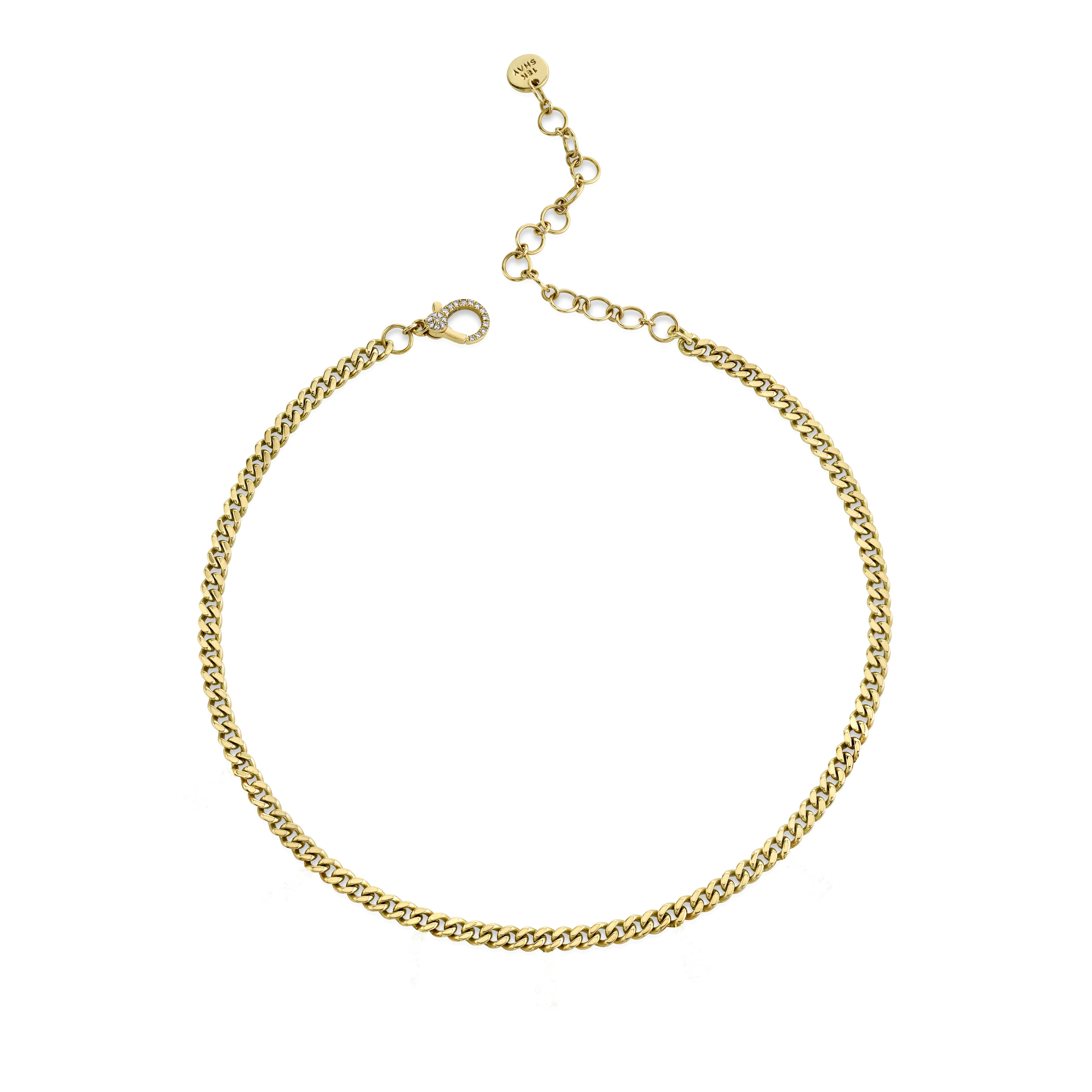 READY TO SHIP SOLID GOLD BABY LINK CHOKER - Image 4