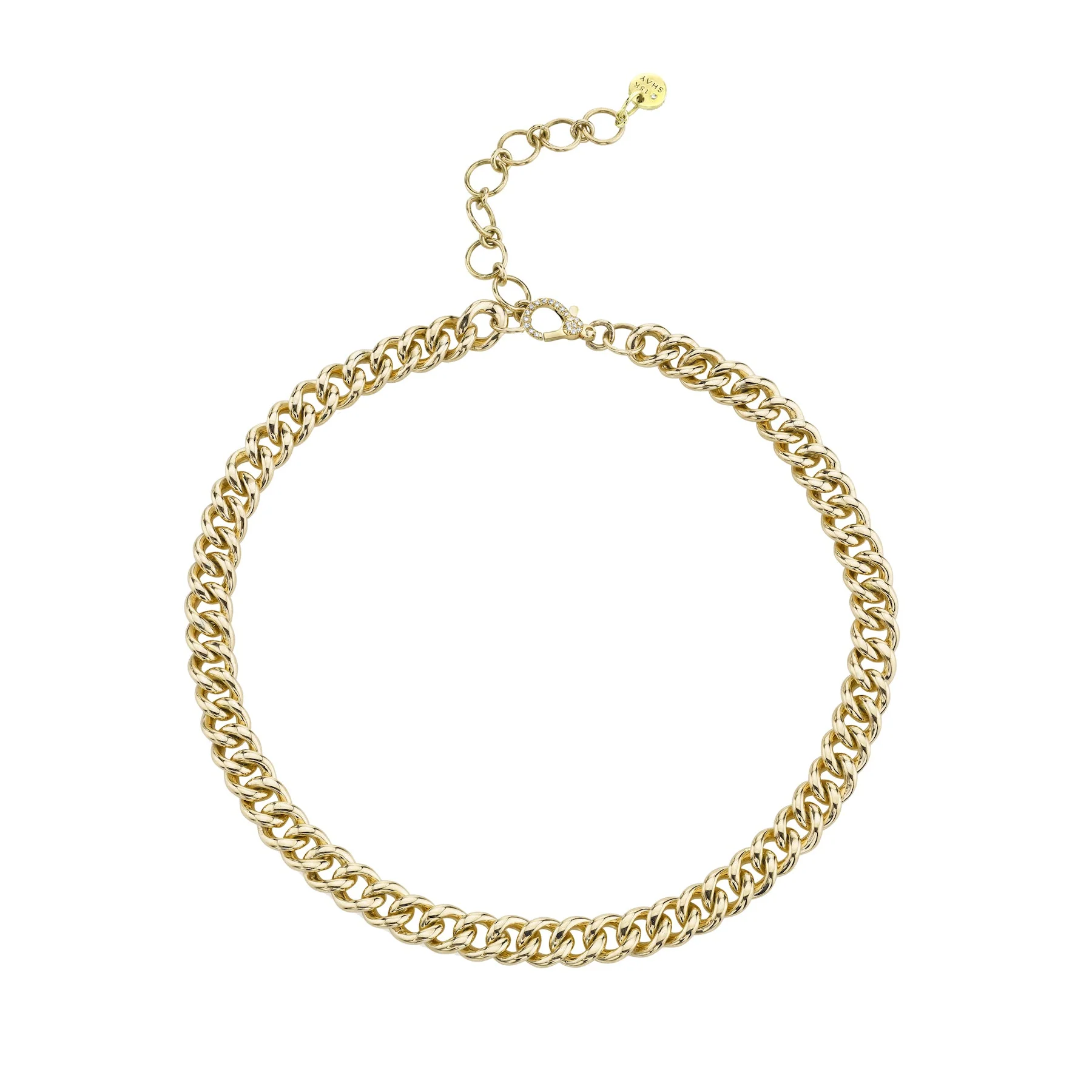READY TO SHIP SOLID GOLD MINI LINK ANKLET