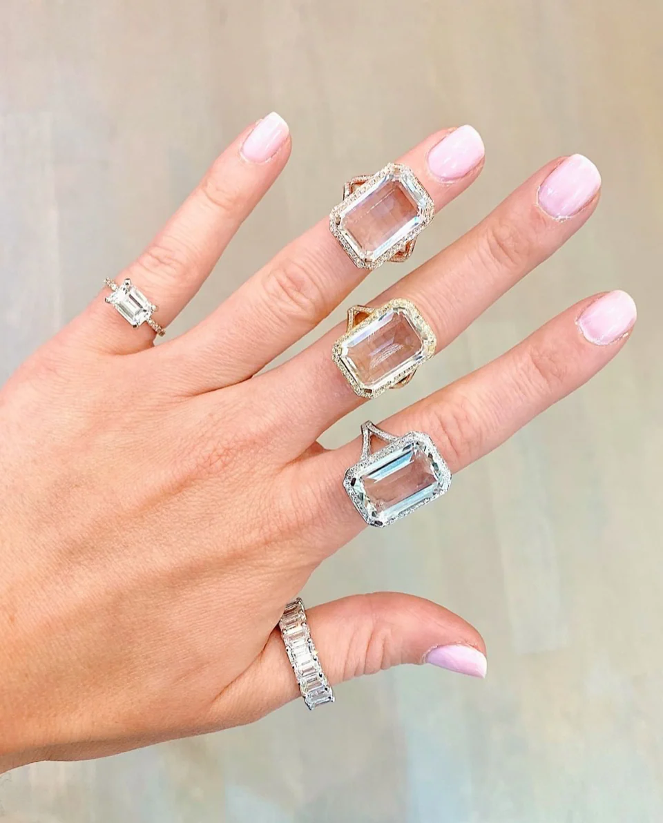 READY TO SHIP YELLOW TOPAZ PORTRAIT RING - Image 4
